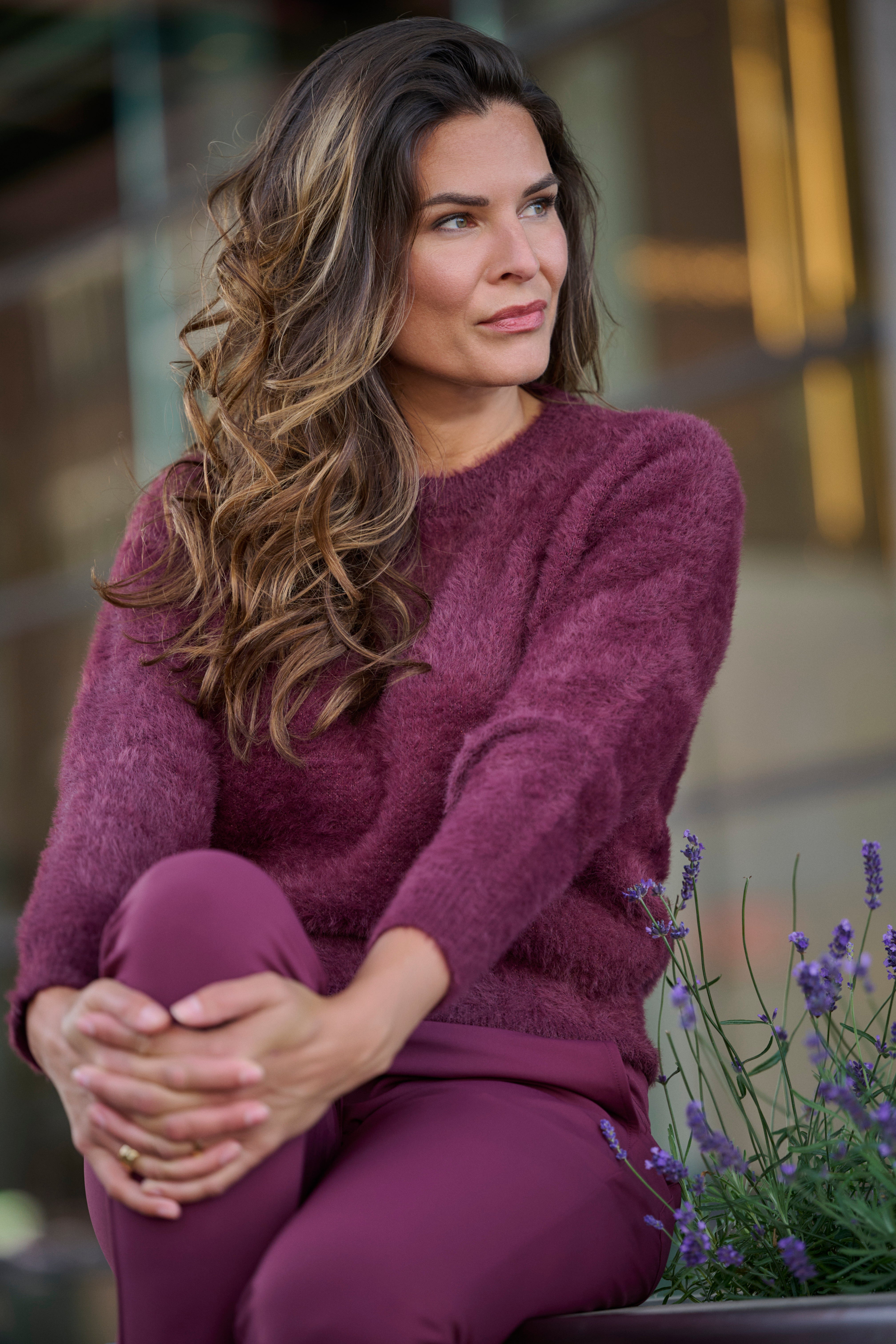 ZOSO Sweater Lia Bordeaux