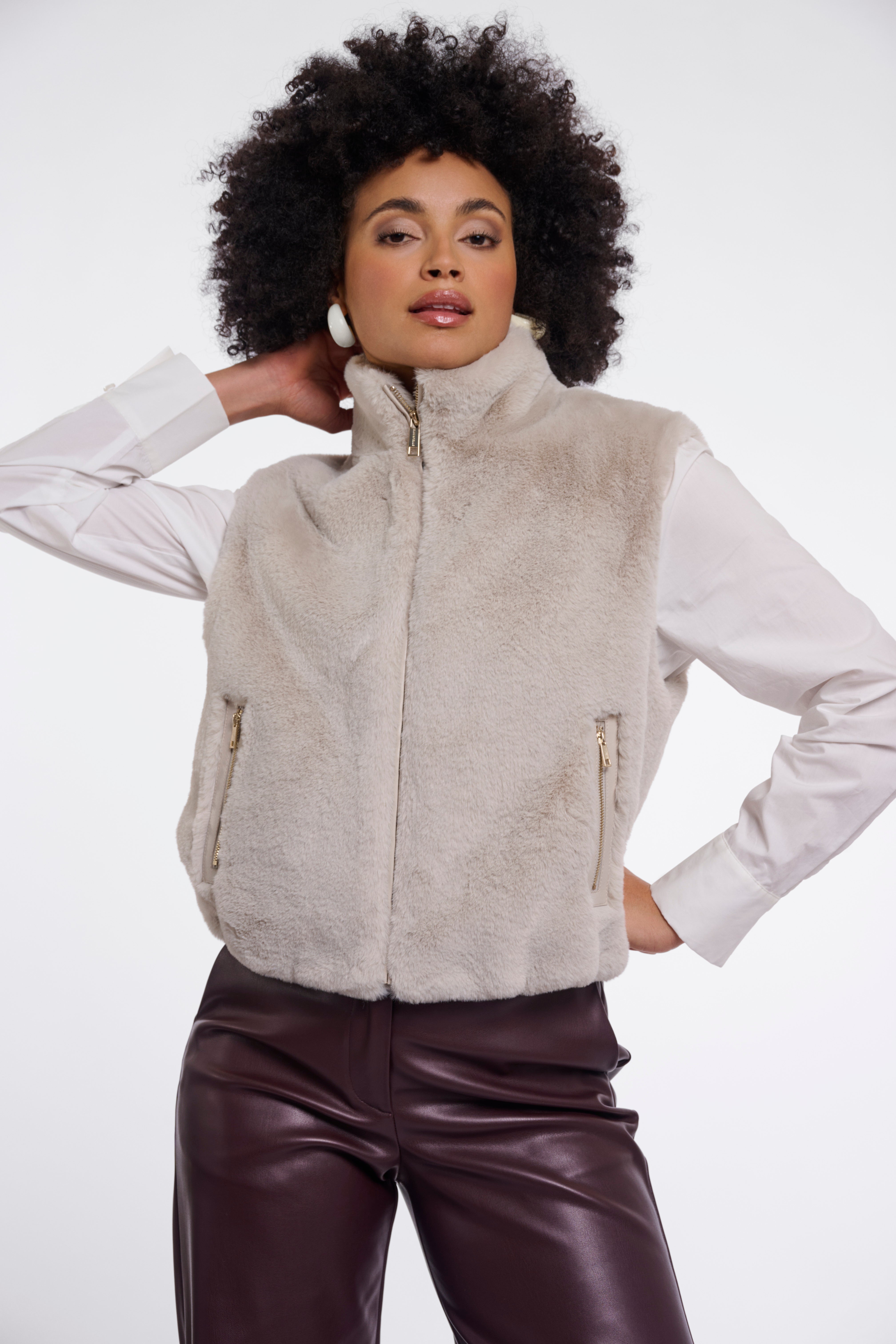 Rino&Pelle Nikki Faux Fur Oat