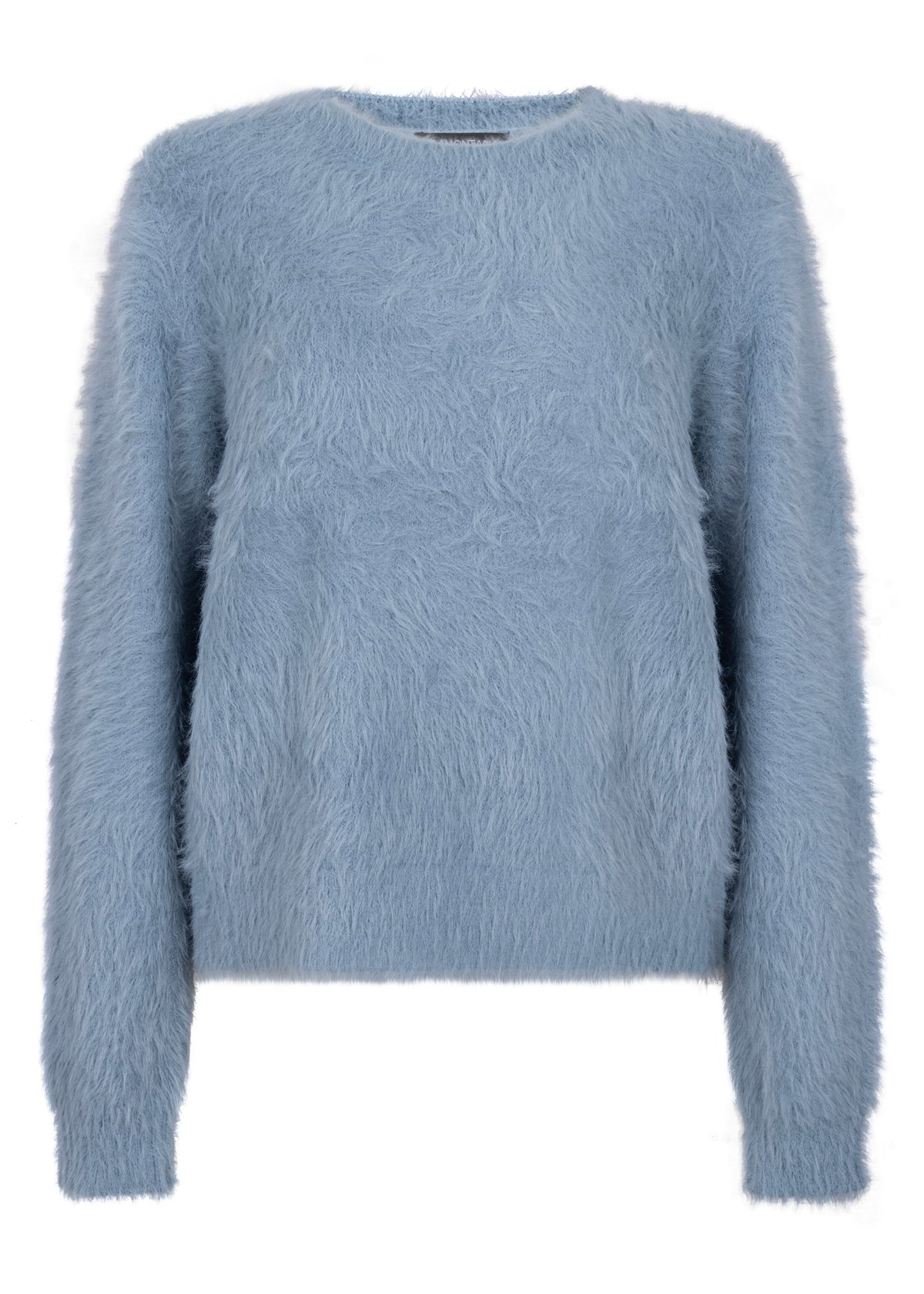 Tramontana Feather Yarn Jumper Moody Blue Melange