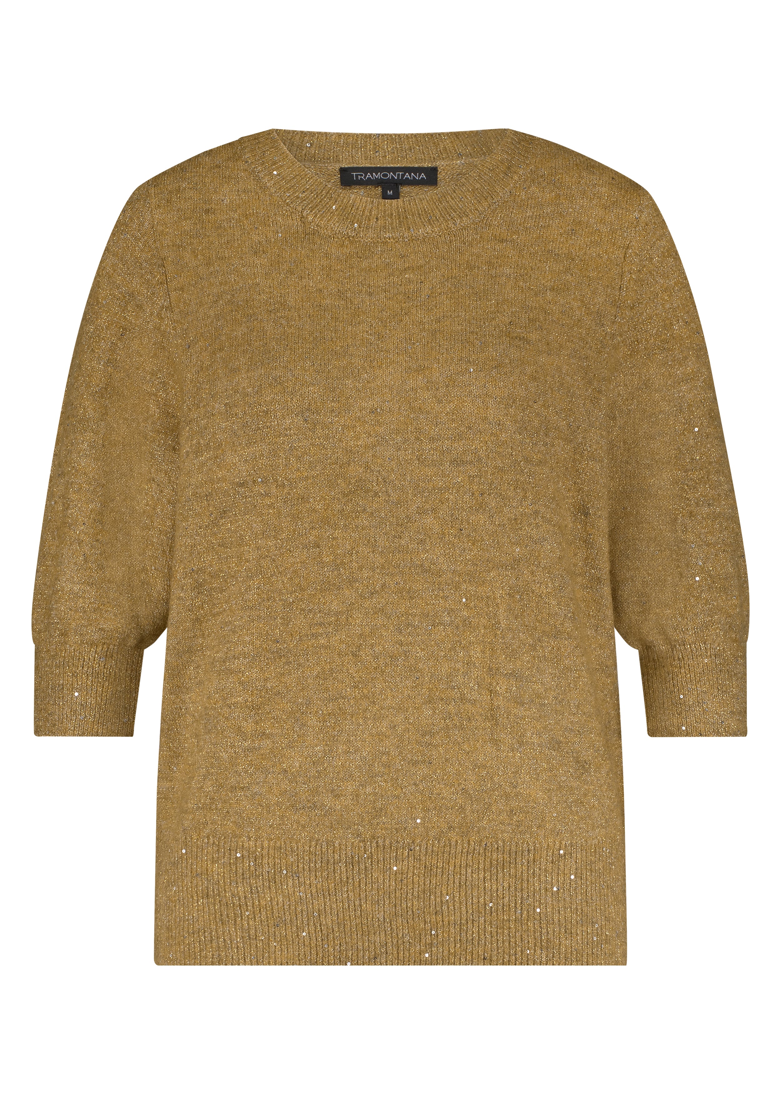 Knitted Sweater Tramontana Camel Melange