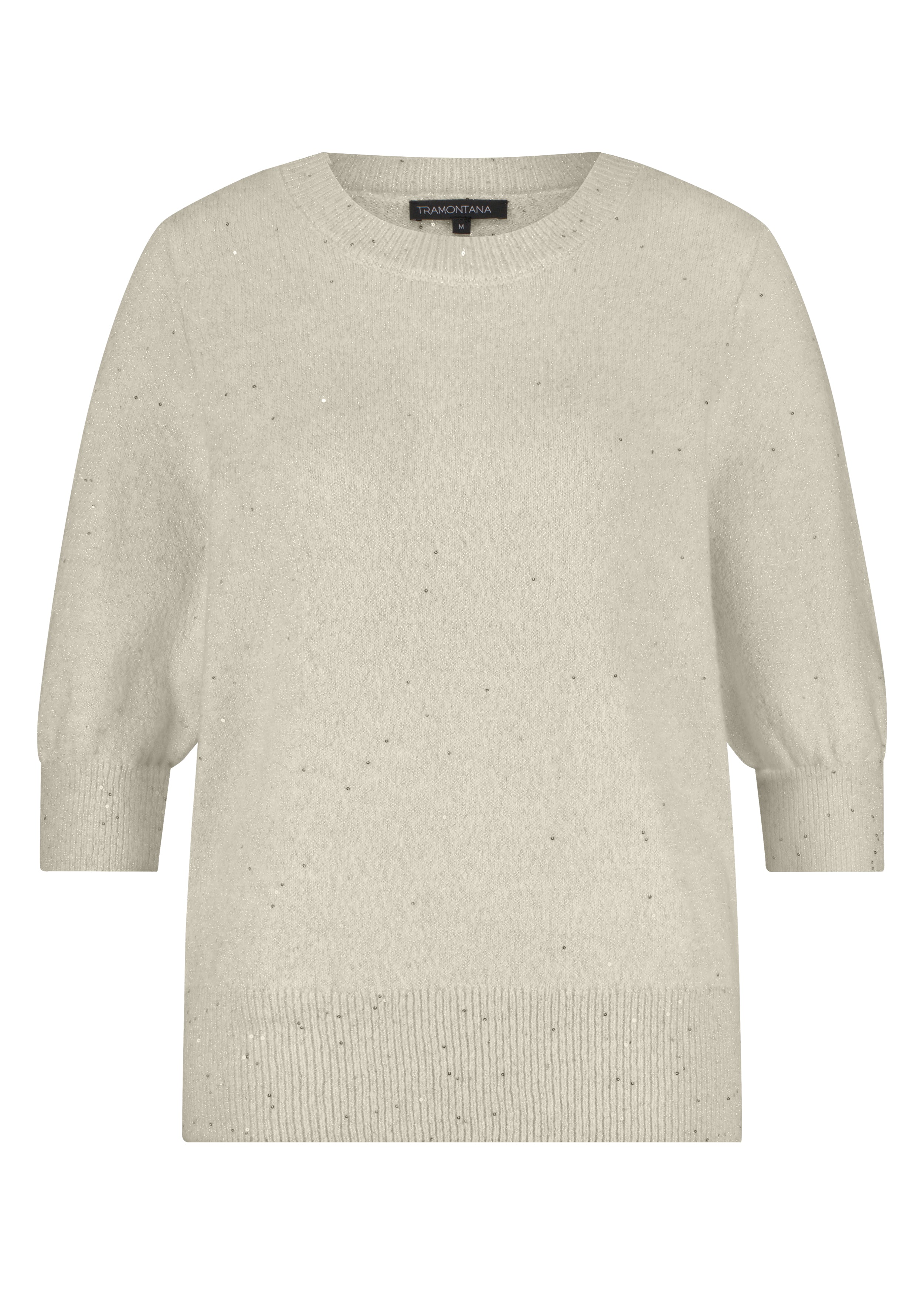 Knitted Sweater Tramontana Stone Melange