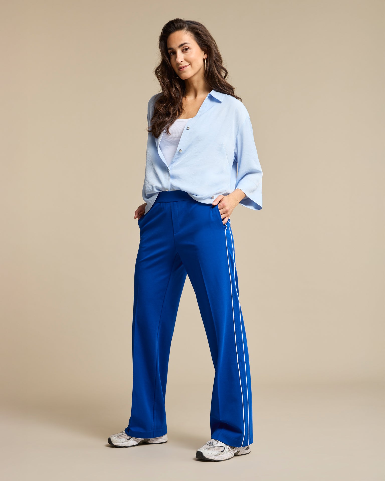 Red Button Broek Colette Punta Piping Cobalt L33