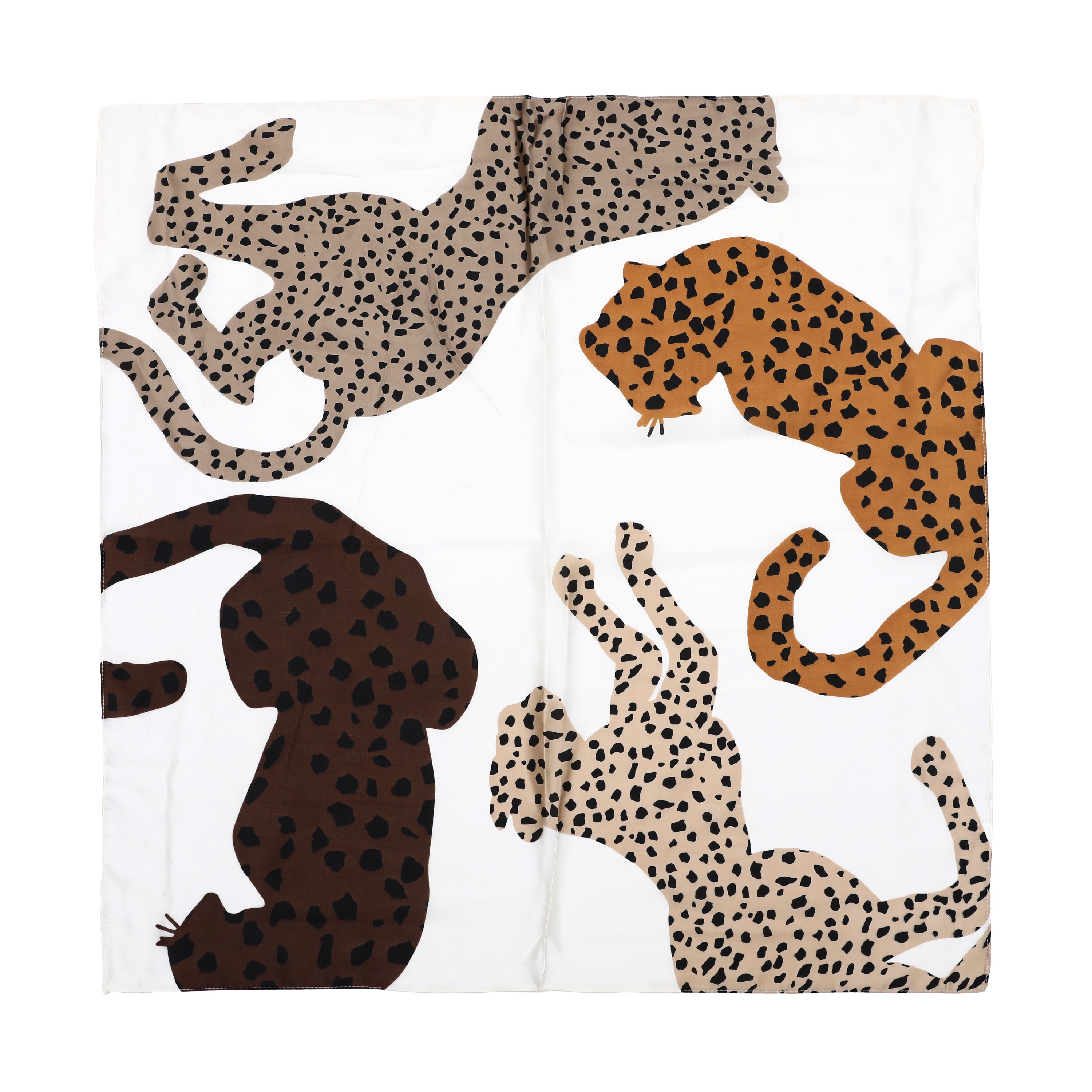 Vierkant Sjaaltje leopard