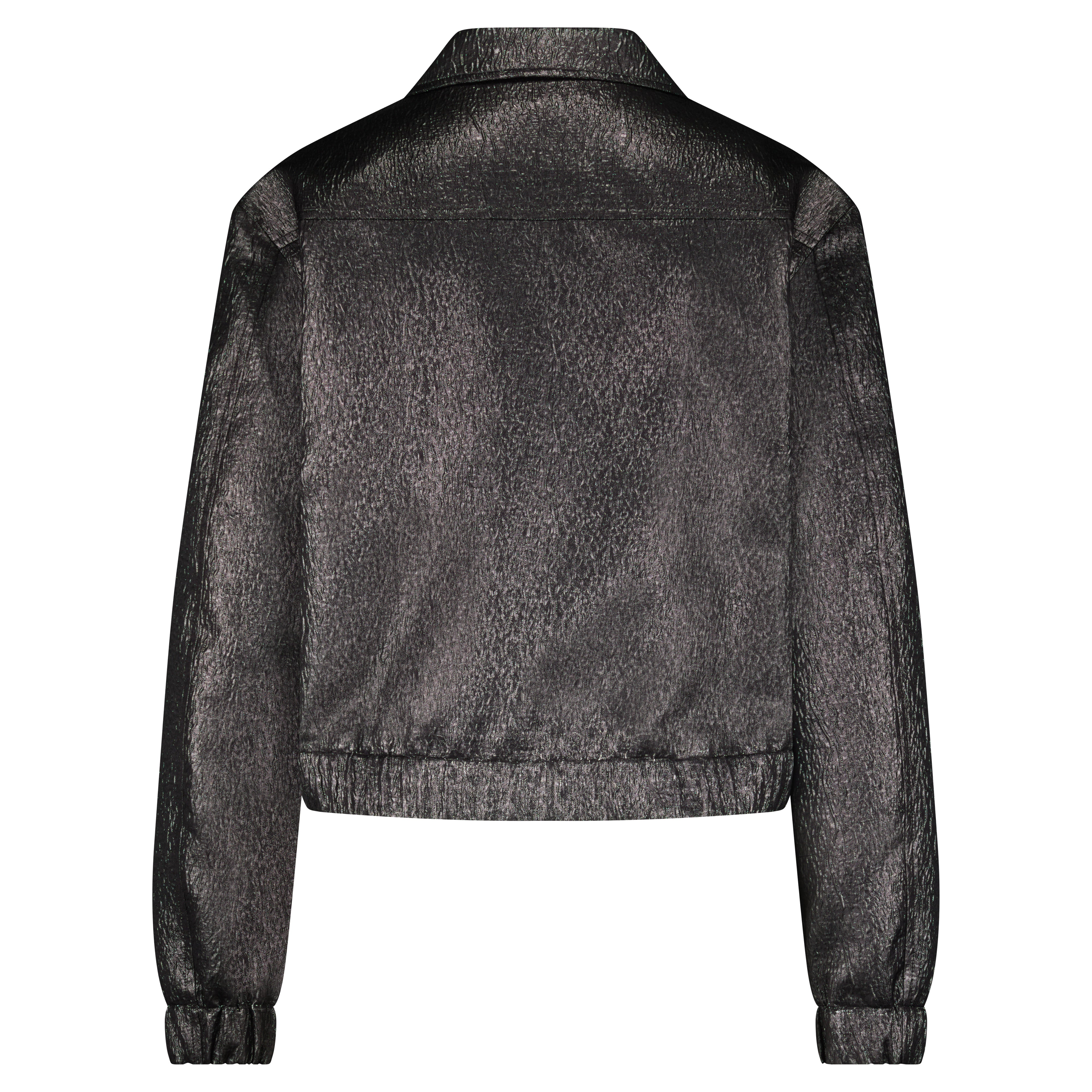Red Button Bomber Jack Metallic
