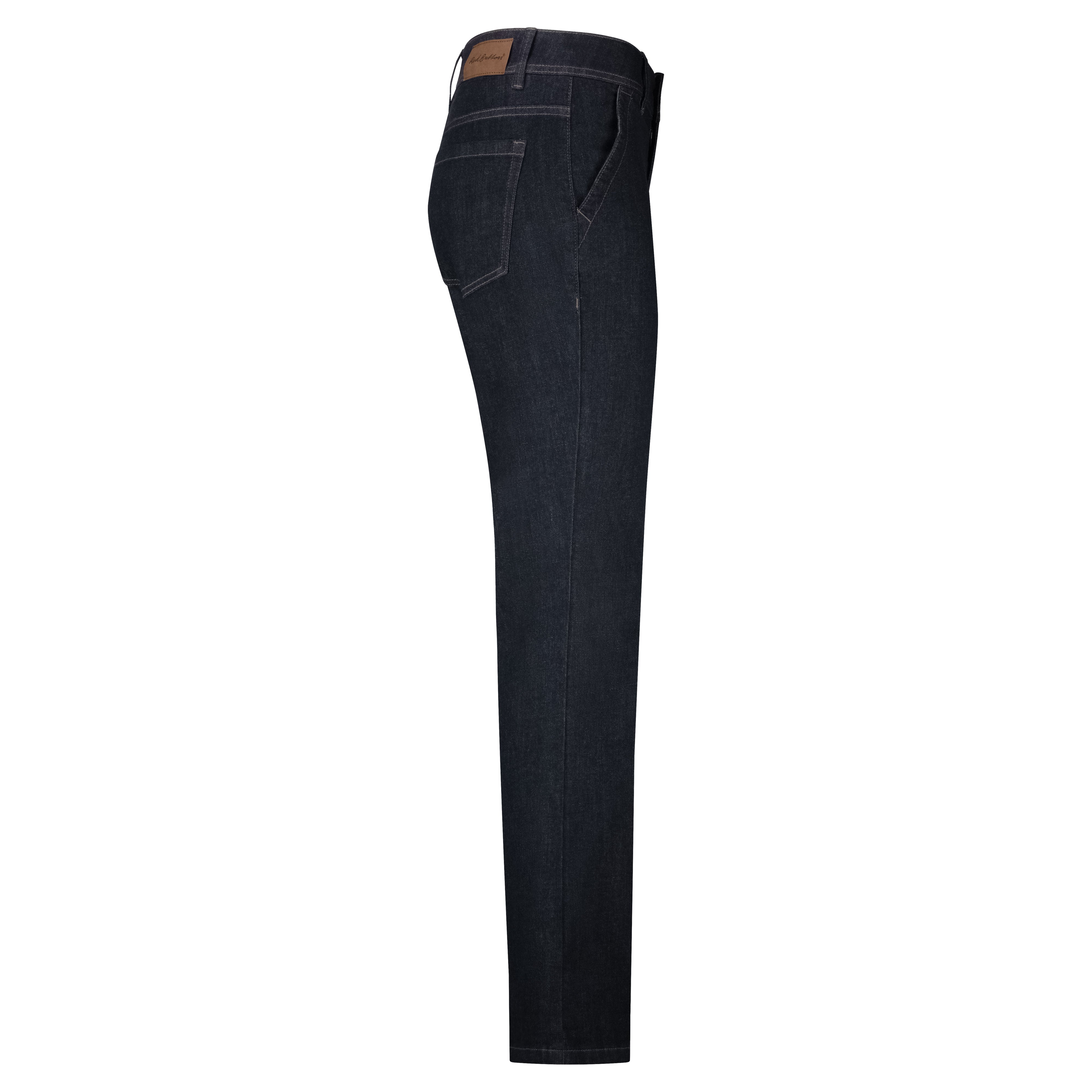 Red Button Flared Jeans Bibette Forever Blue