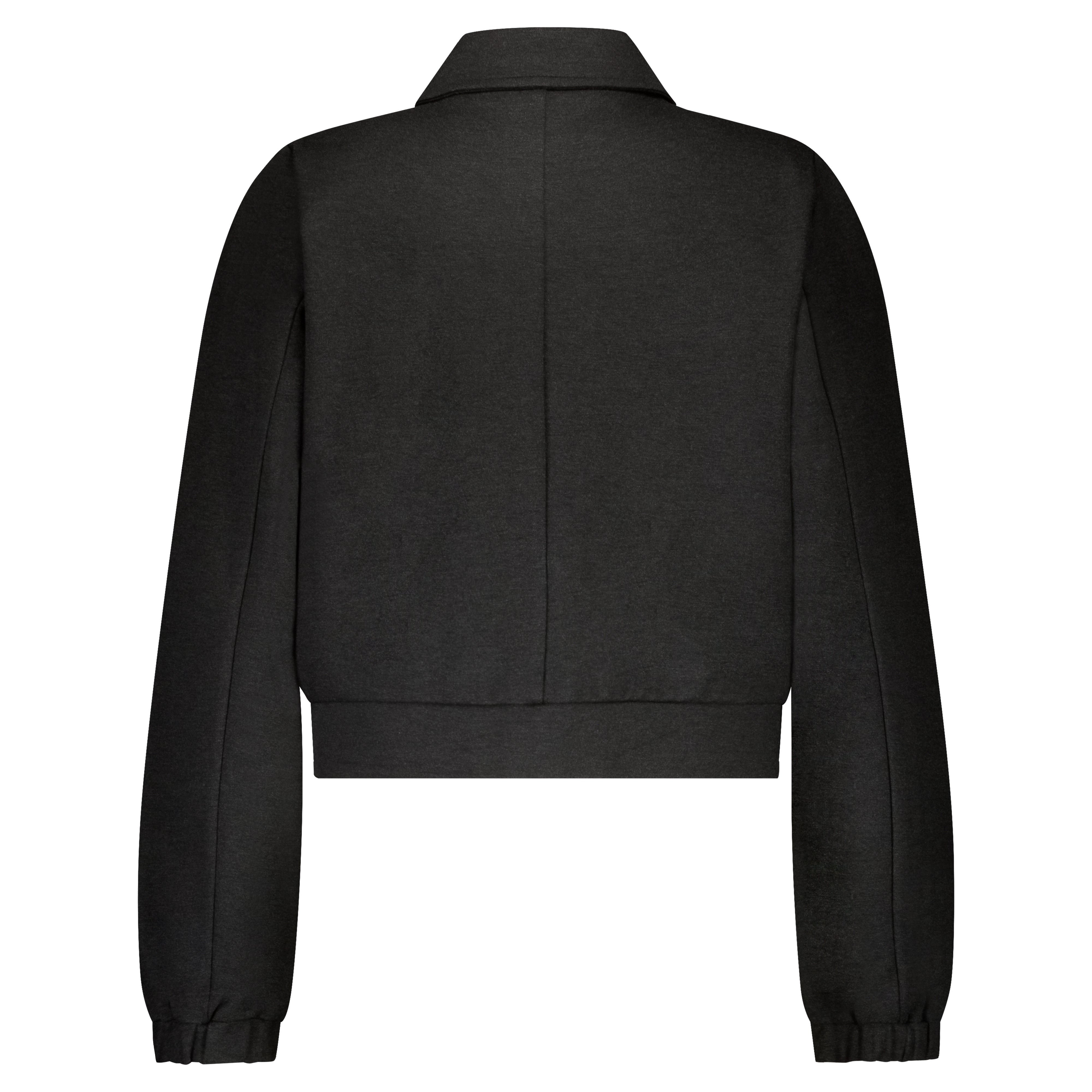 BOMBER JACKET BLACK Red Button