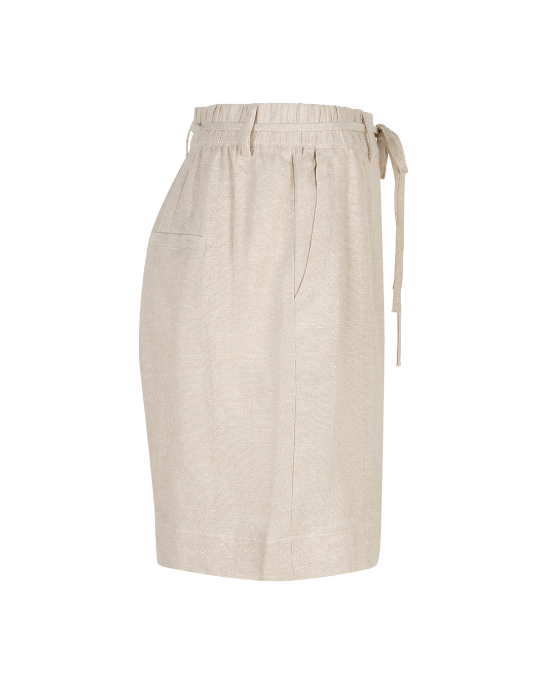Red Button Cami Short Linen