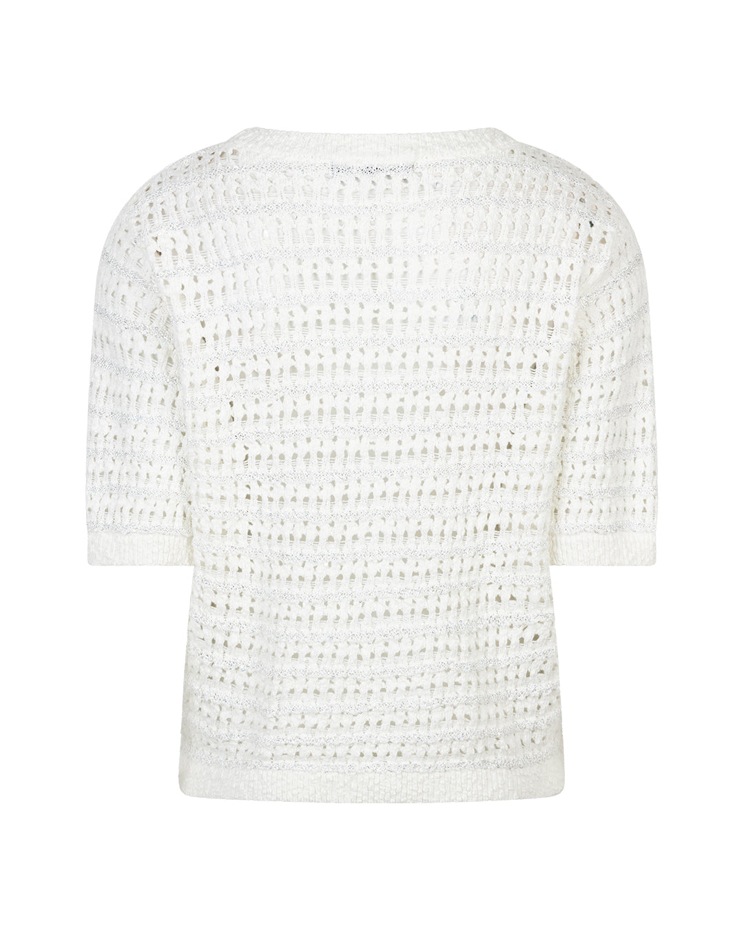 Red Button Top Jolene Off White