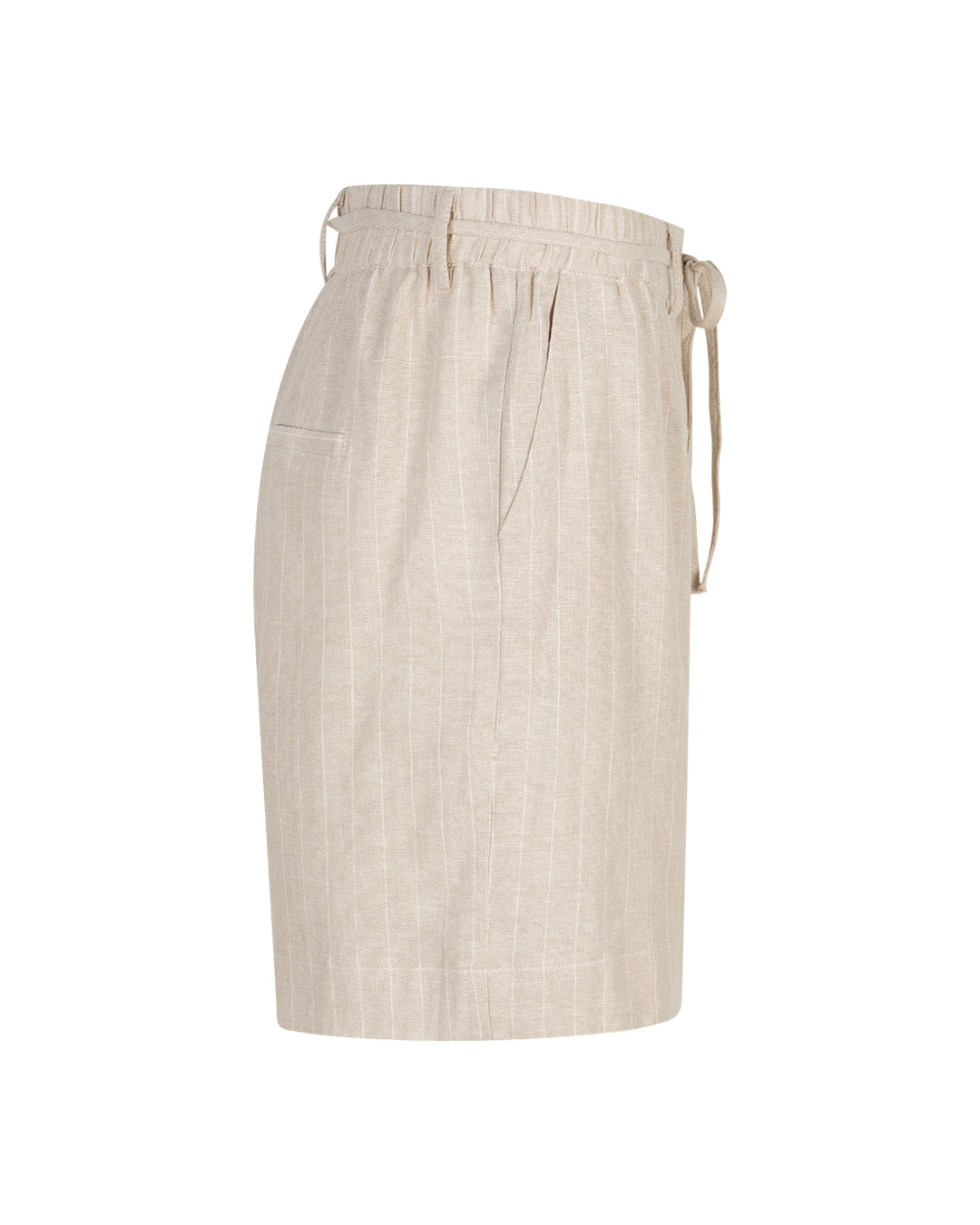 Red Button Cami Short Pinstrip