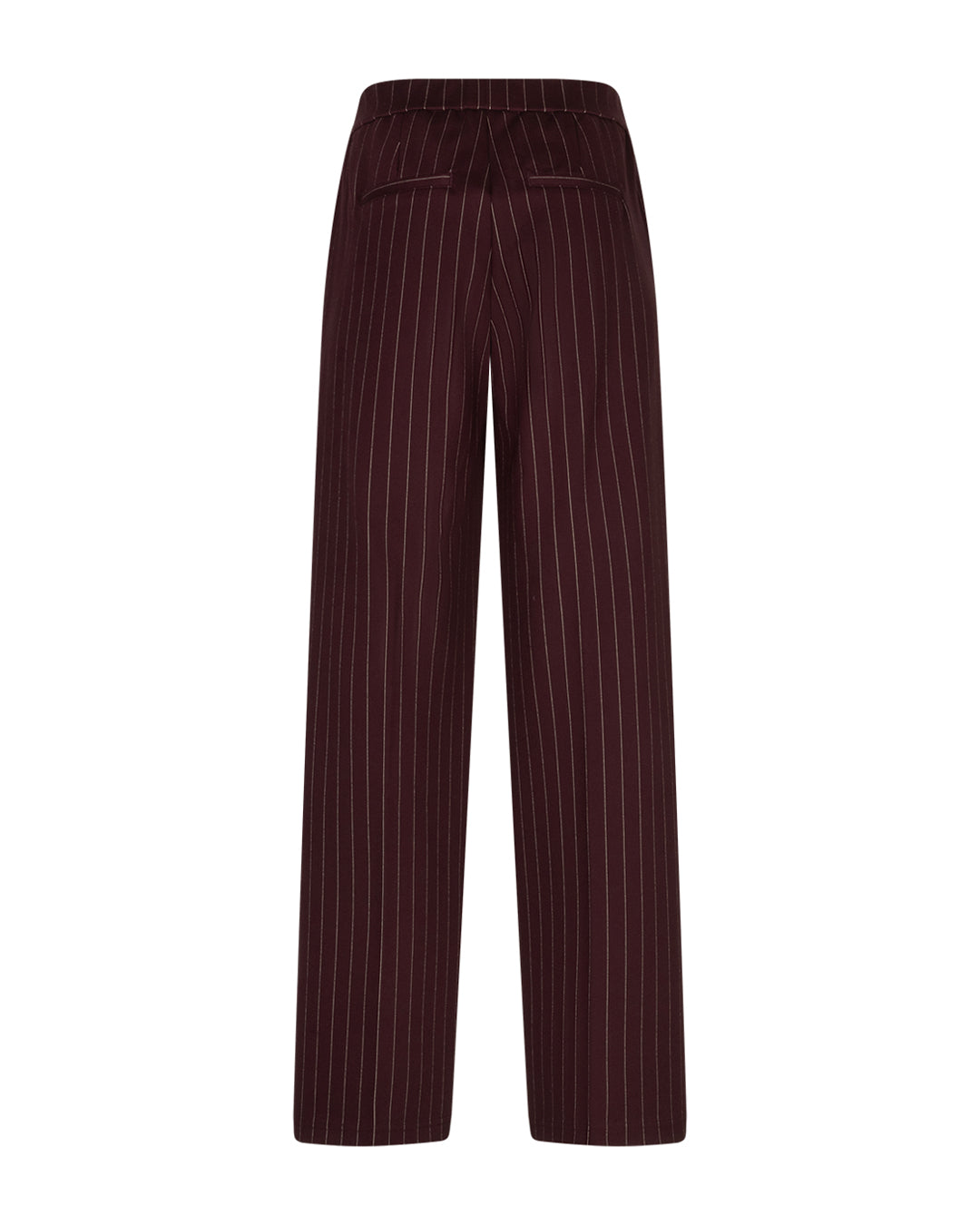 Red Button Colette Pinstripe Burgundy