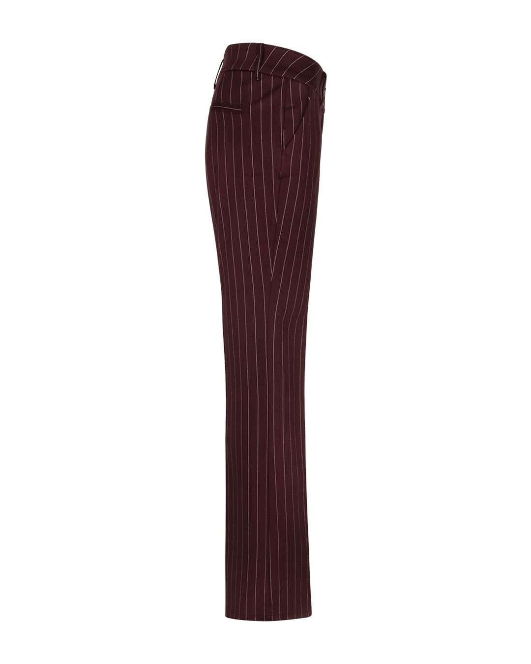 Red Button Bibette Punta Pinstripe Burgundy