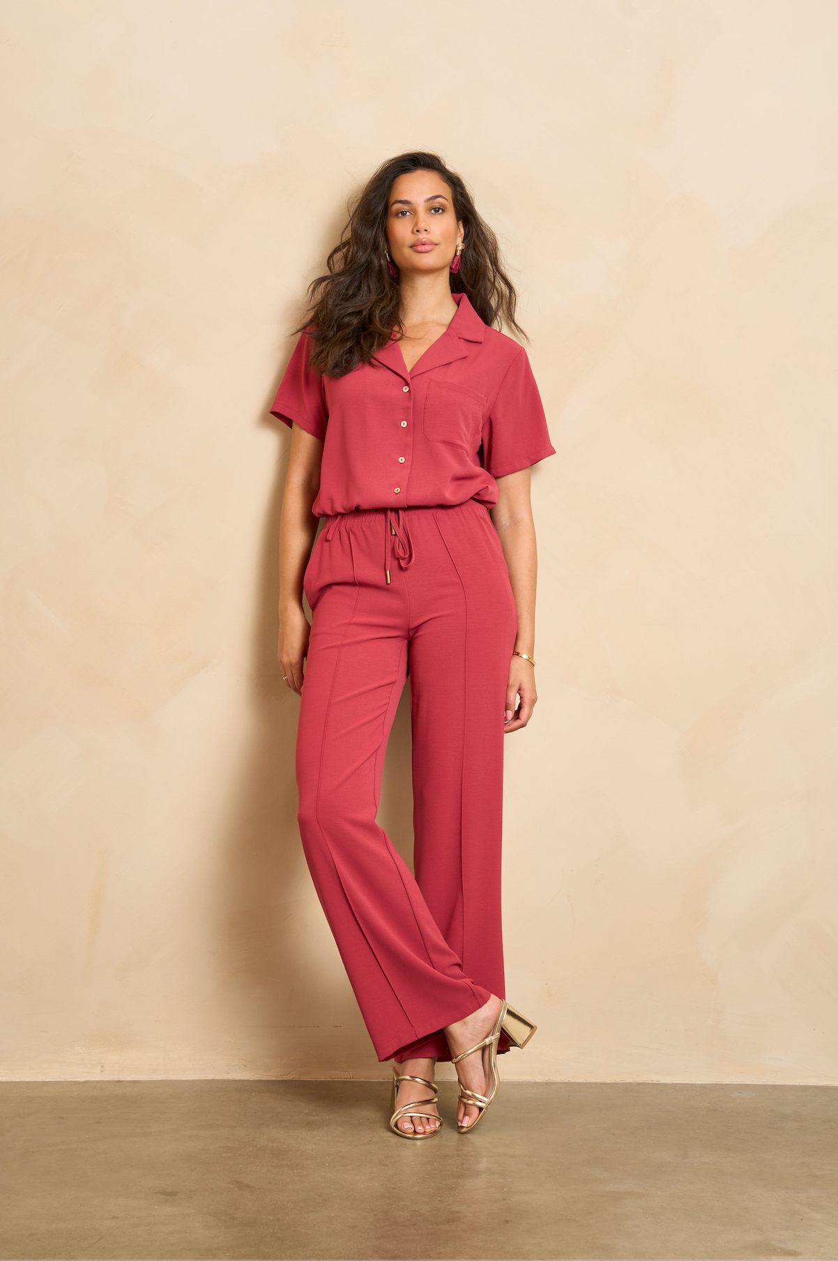 Lofty Manner Trouser Solana Brique