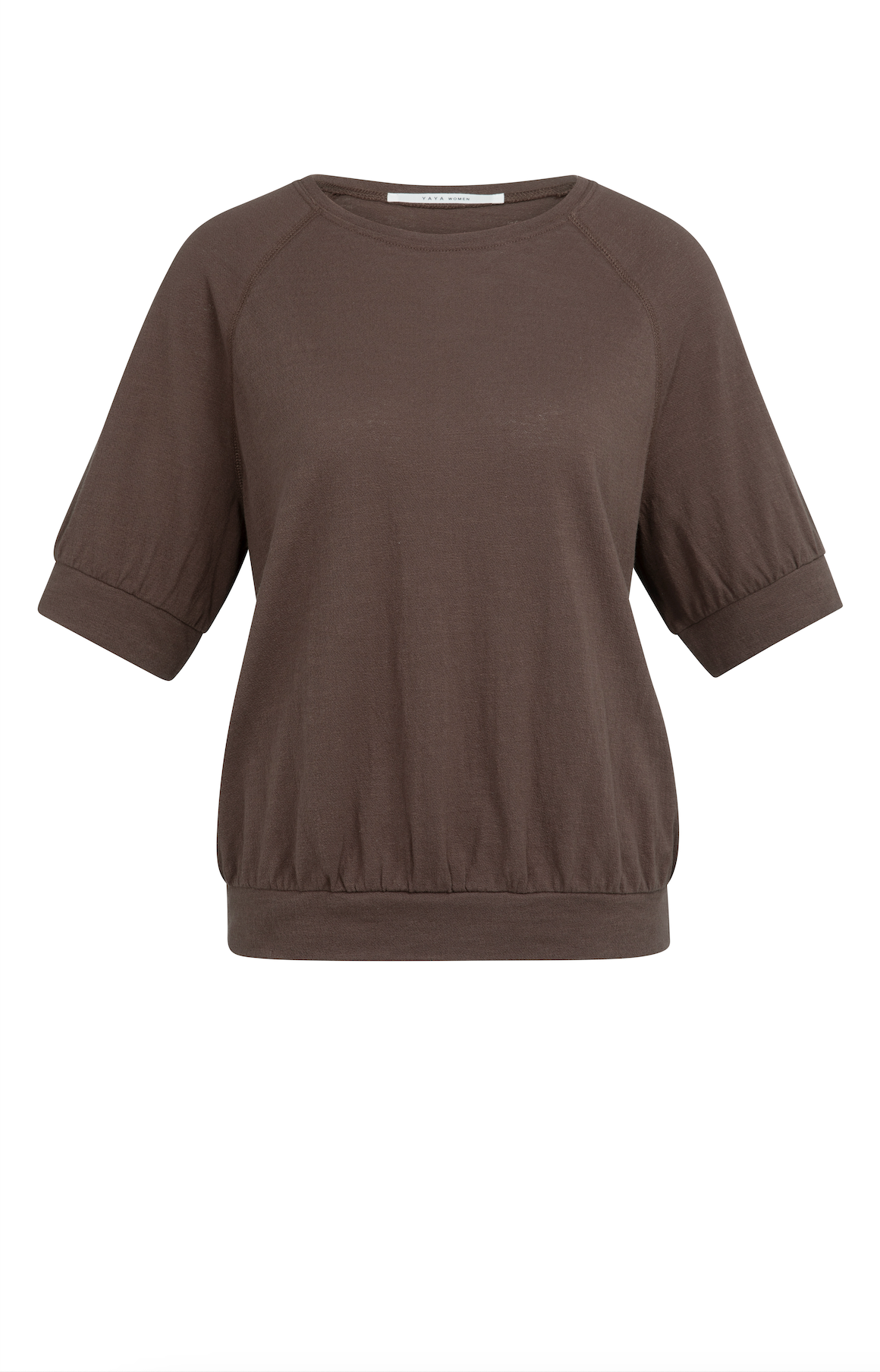 Yaya Jersey Top Brown