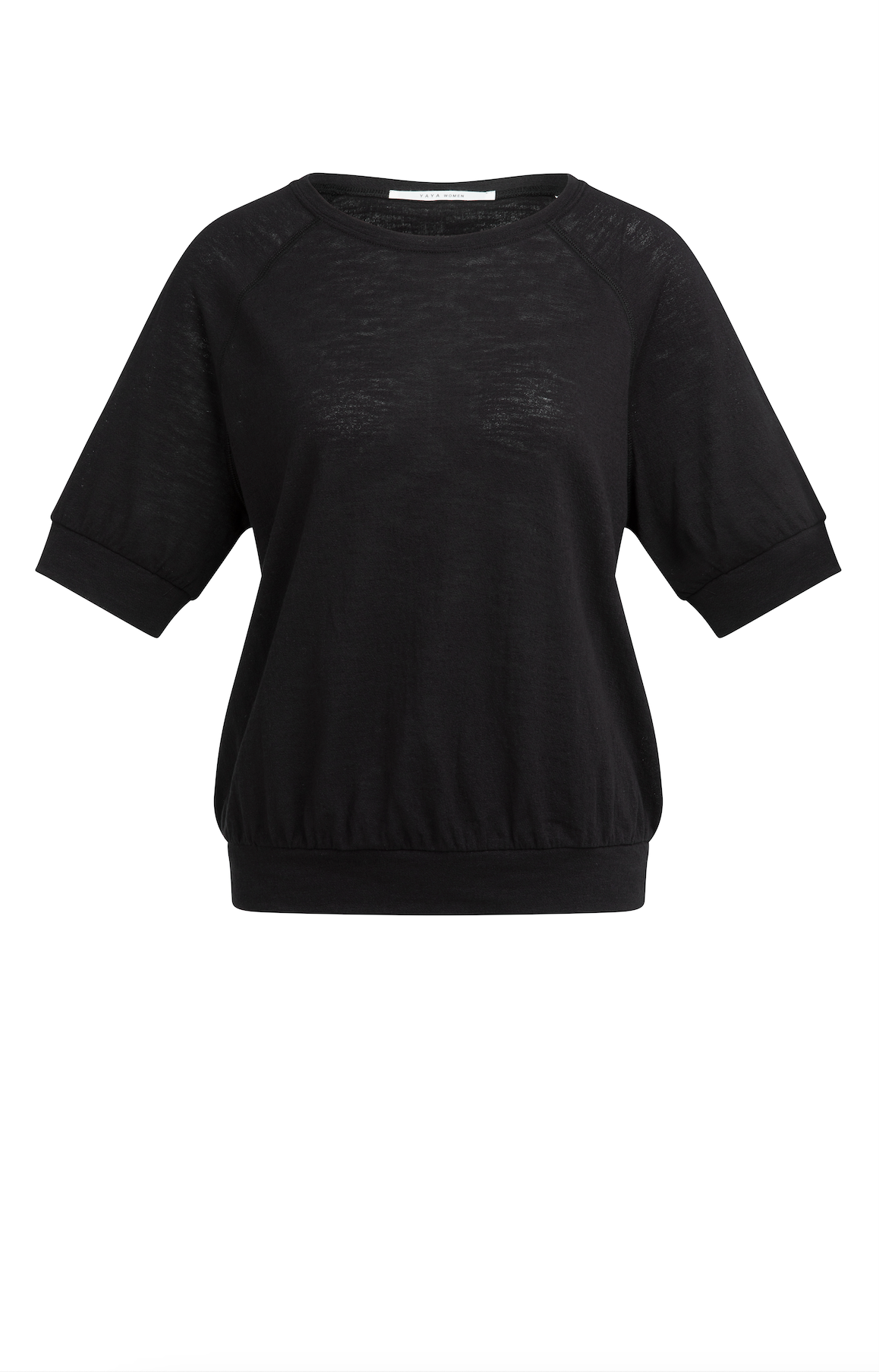 Yaya Jersey Top Black