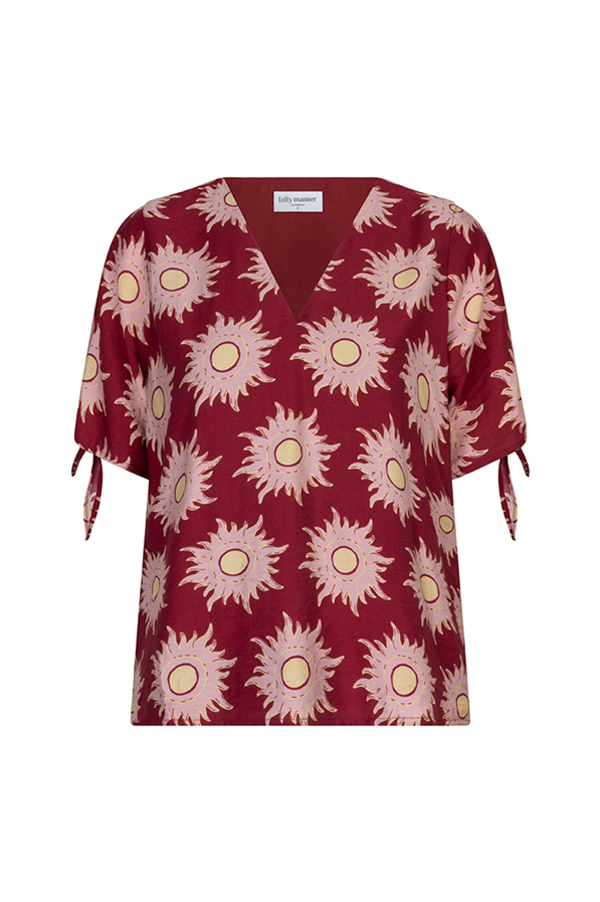 Lofty Manner Blouse Elowen Multi Brique