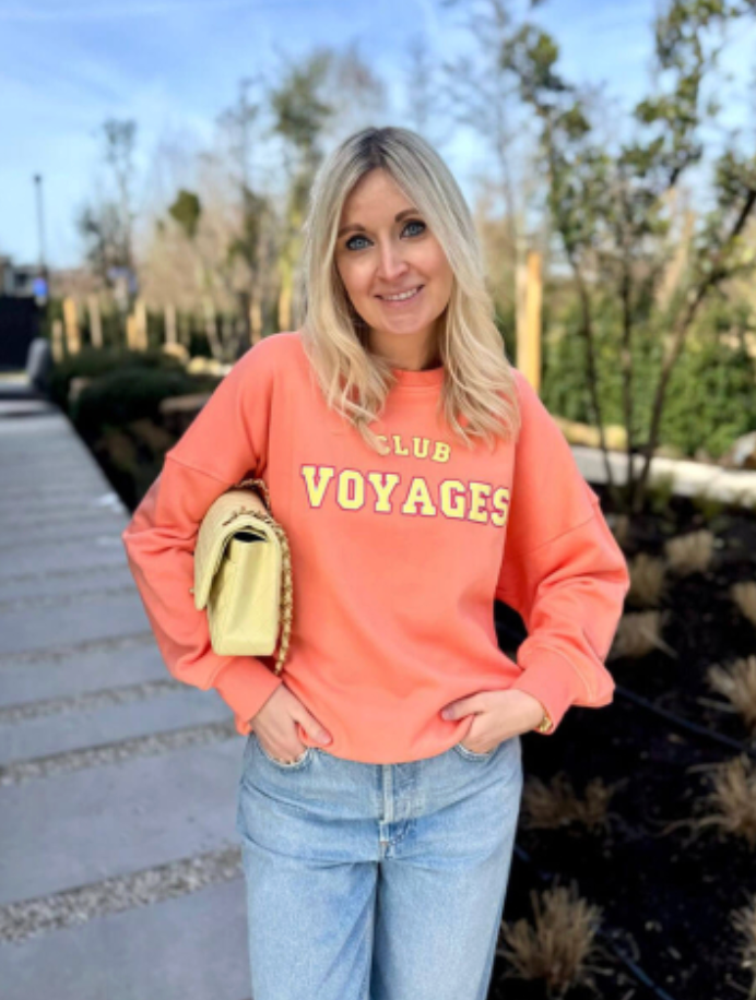 Azzurro Sweater Peach Voyages