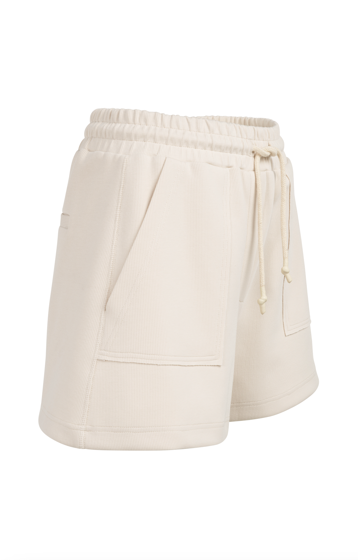 Yaya Jersey Short Cloud Creme