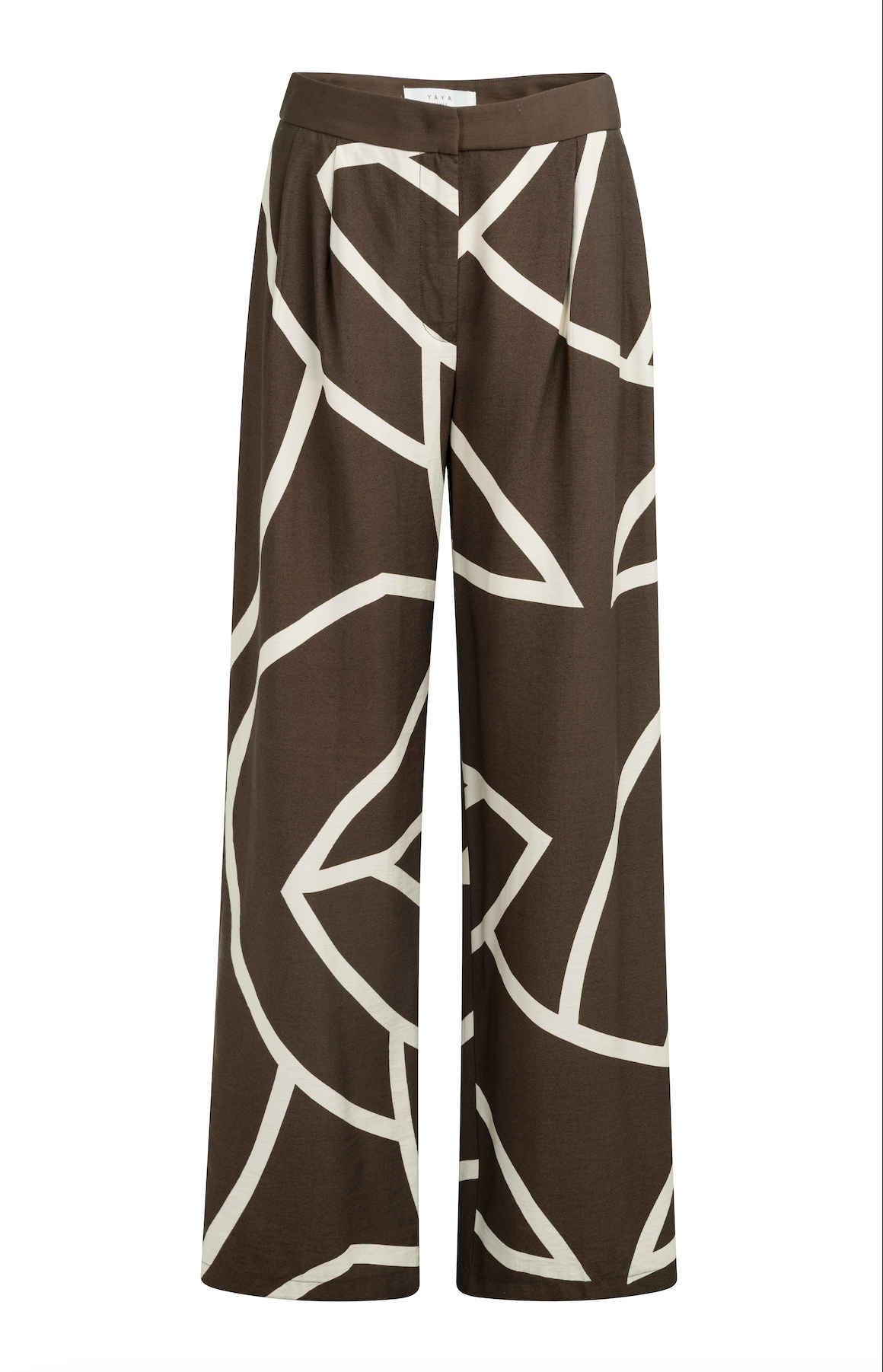 Yaya Woven Printed Wide Leg