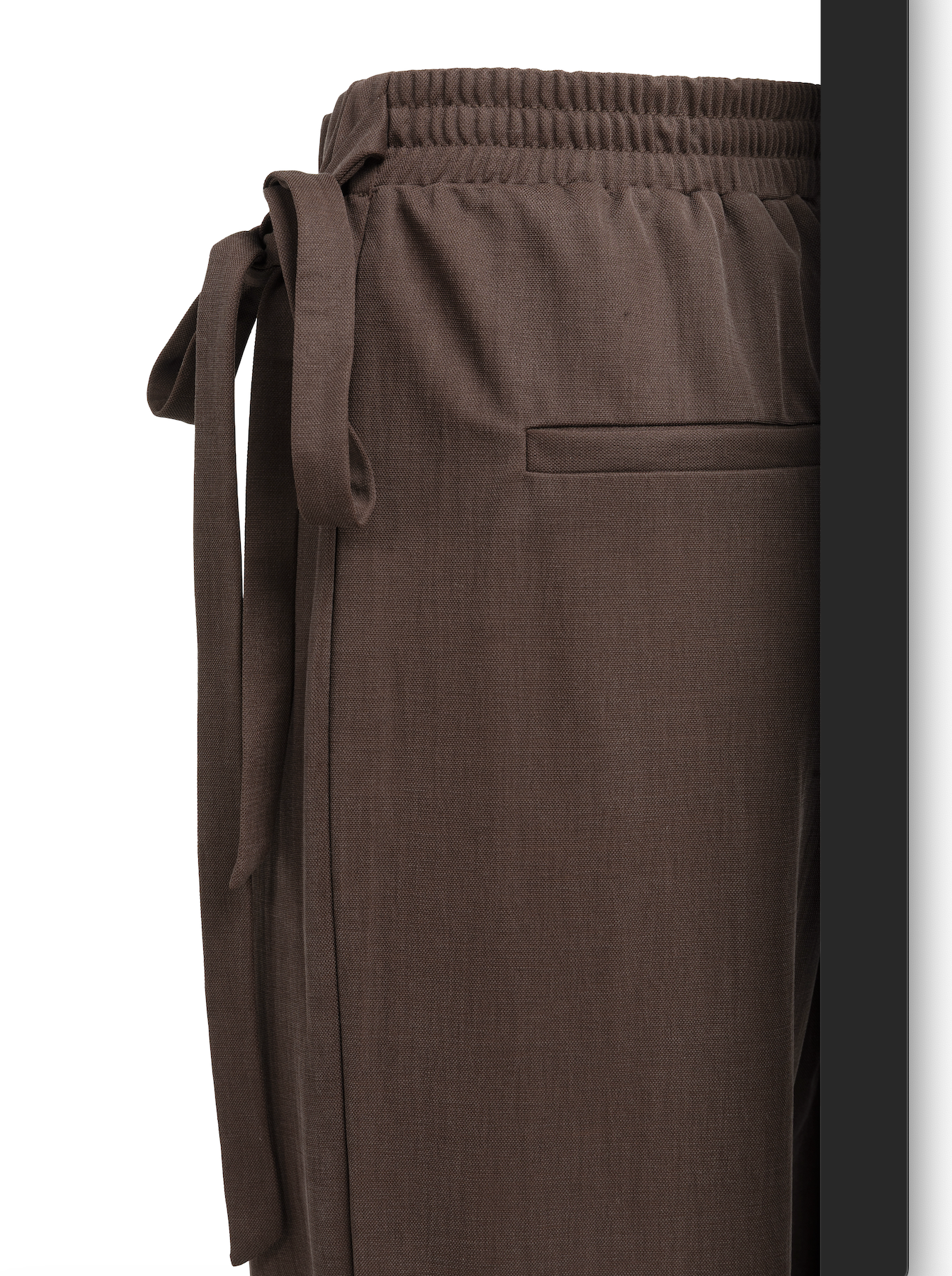 YAYA Jerseybroek Met Wijd Model En Wikkellook Aubergine Purple