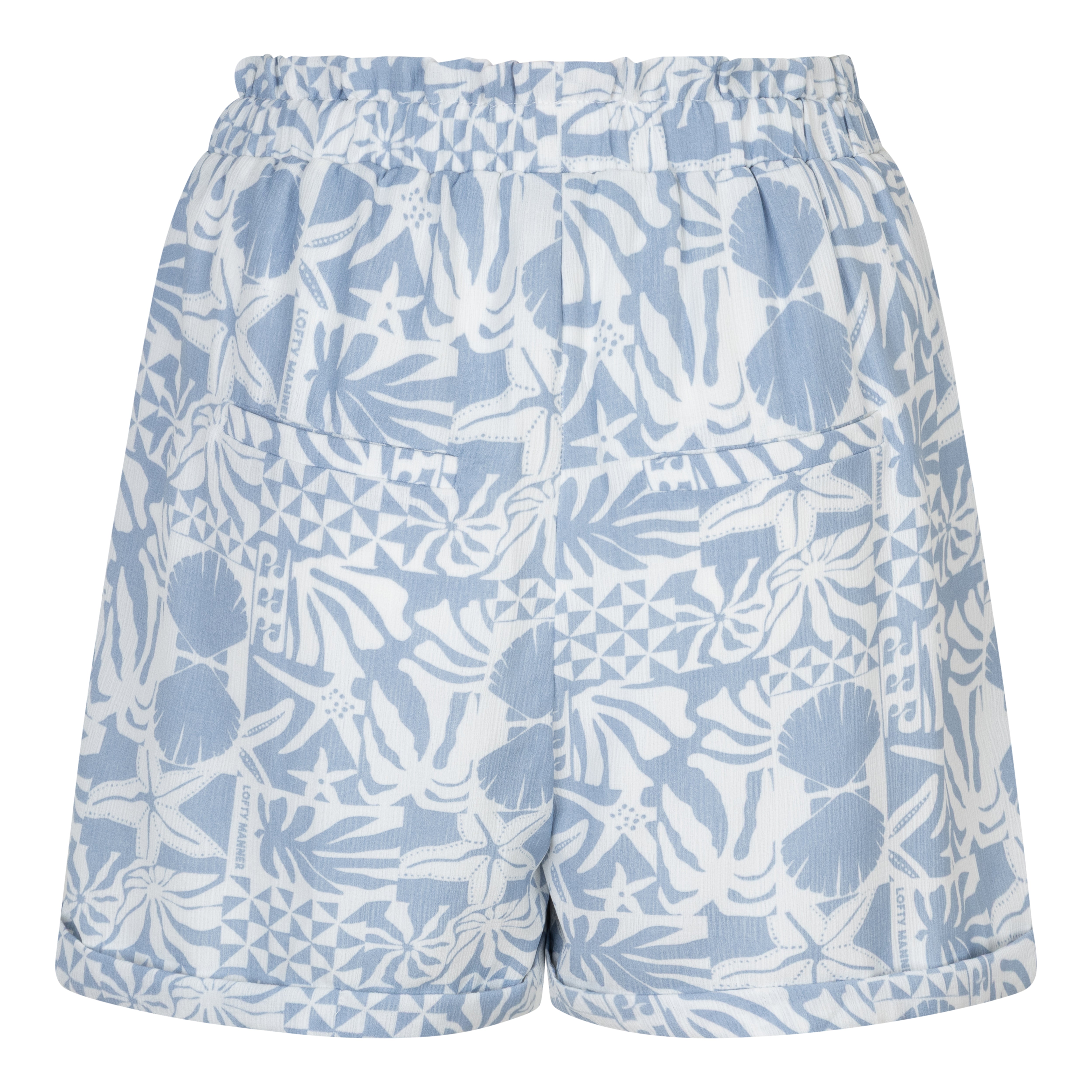 Lofty Manner Short Cressida Blue Off White