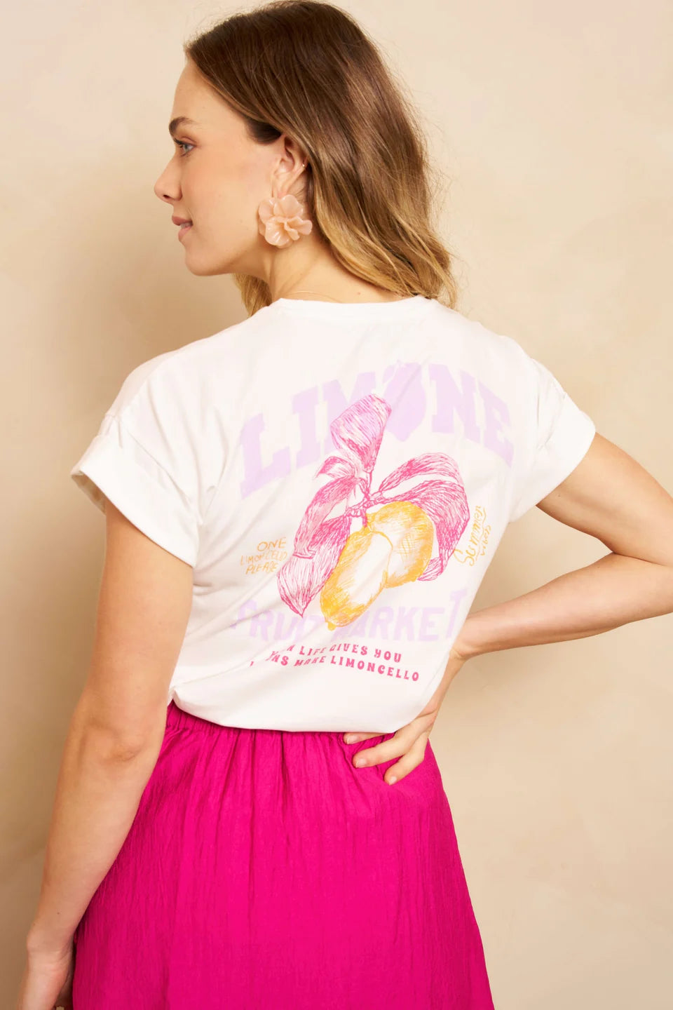 Lofty Manner T shirt Valerie Off White