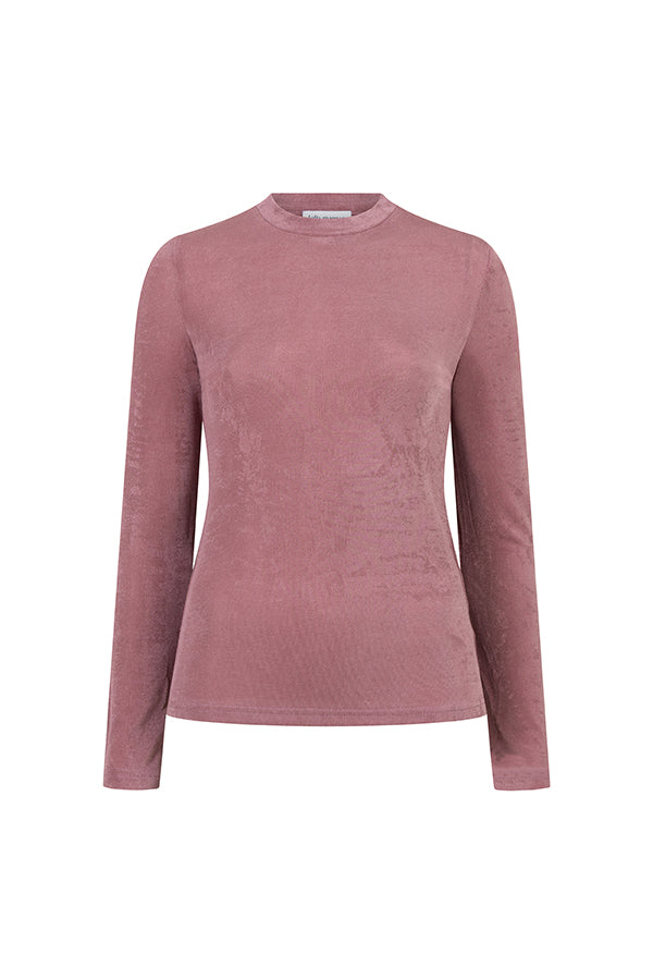 Lofty Manner Top Mauve Pink