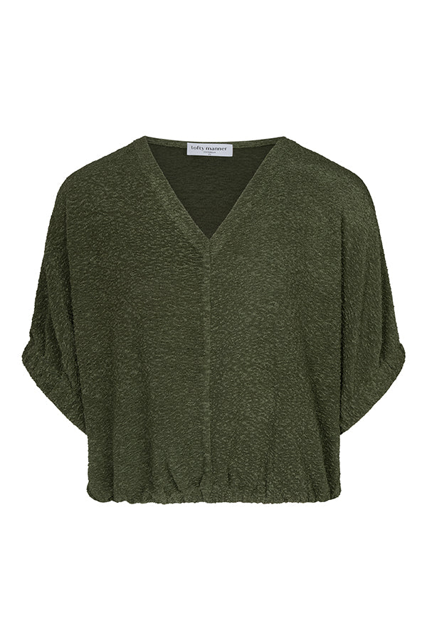 Lofty Manner Top Hima Structured Body Army Green