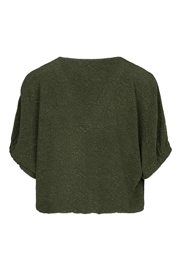 Lofty Manner Top Hima Structured Body Army Green
