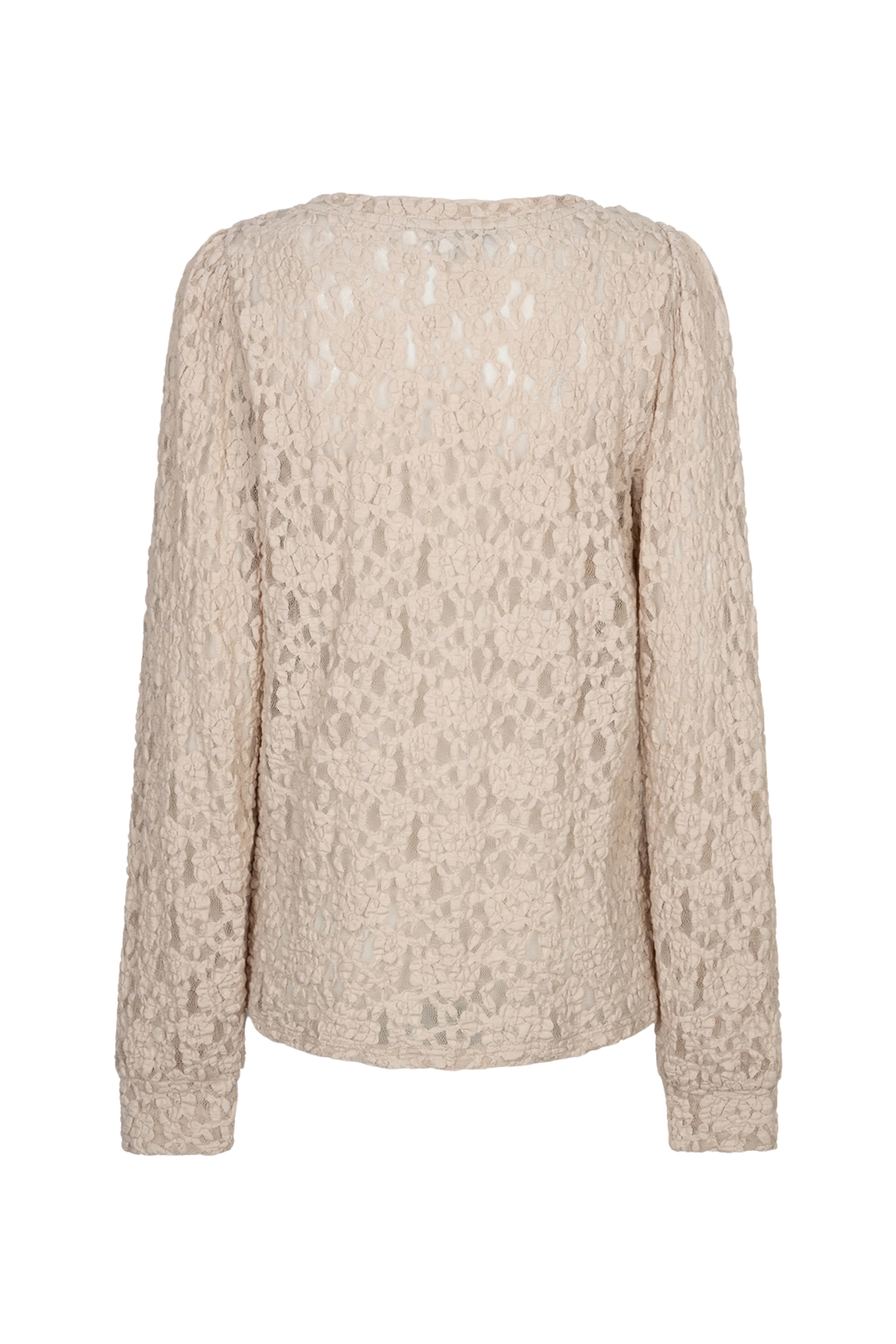 Red Button Top Lace Stone