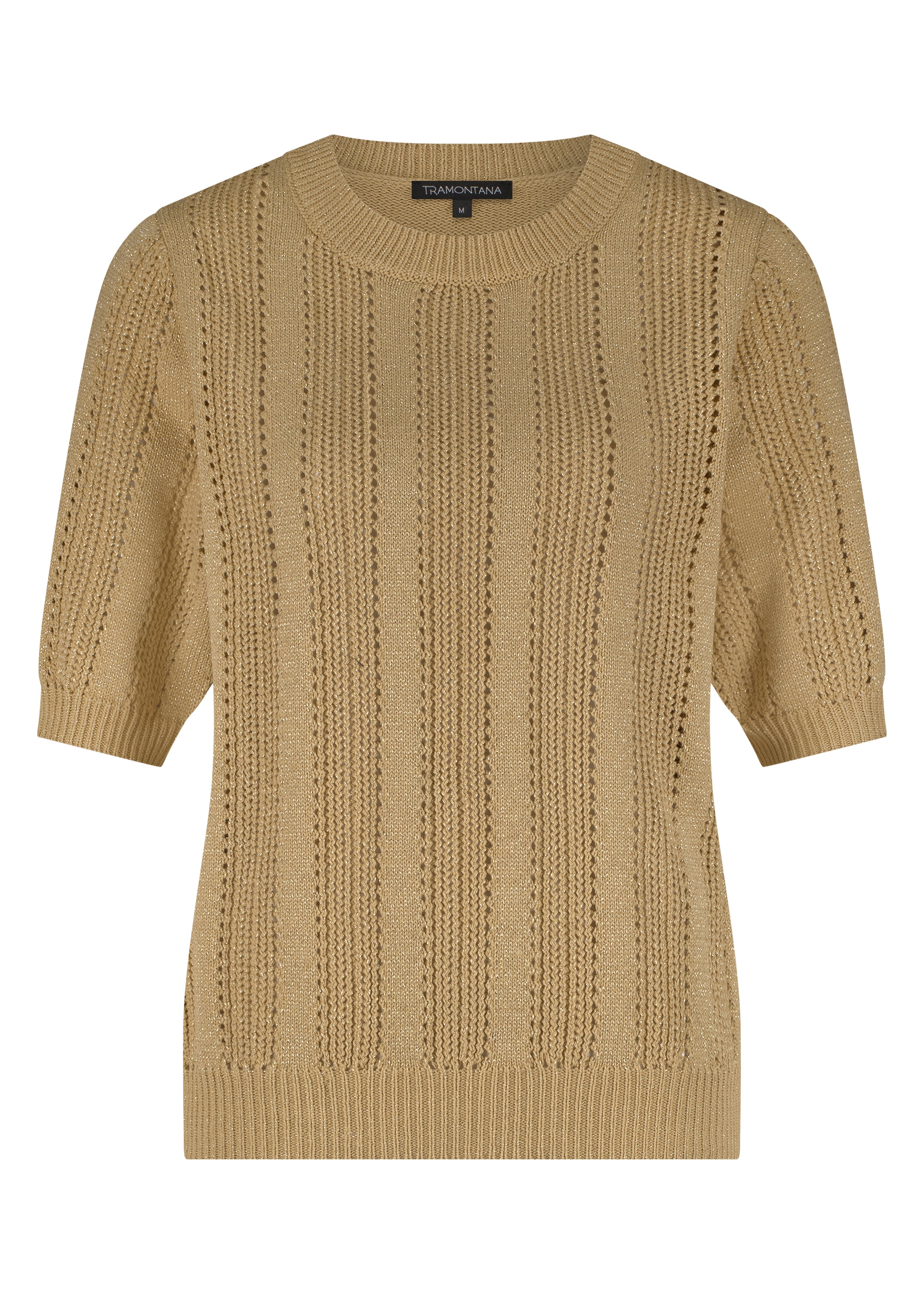 Fancy Stitch Jumper Tramontana Camel