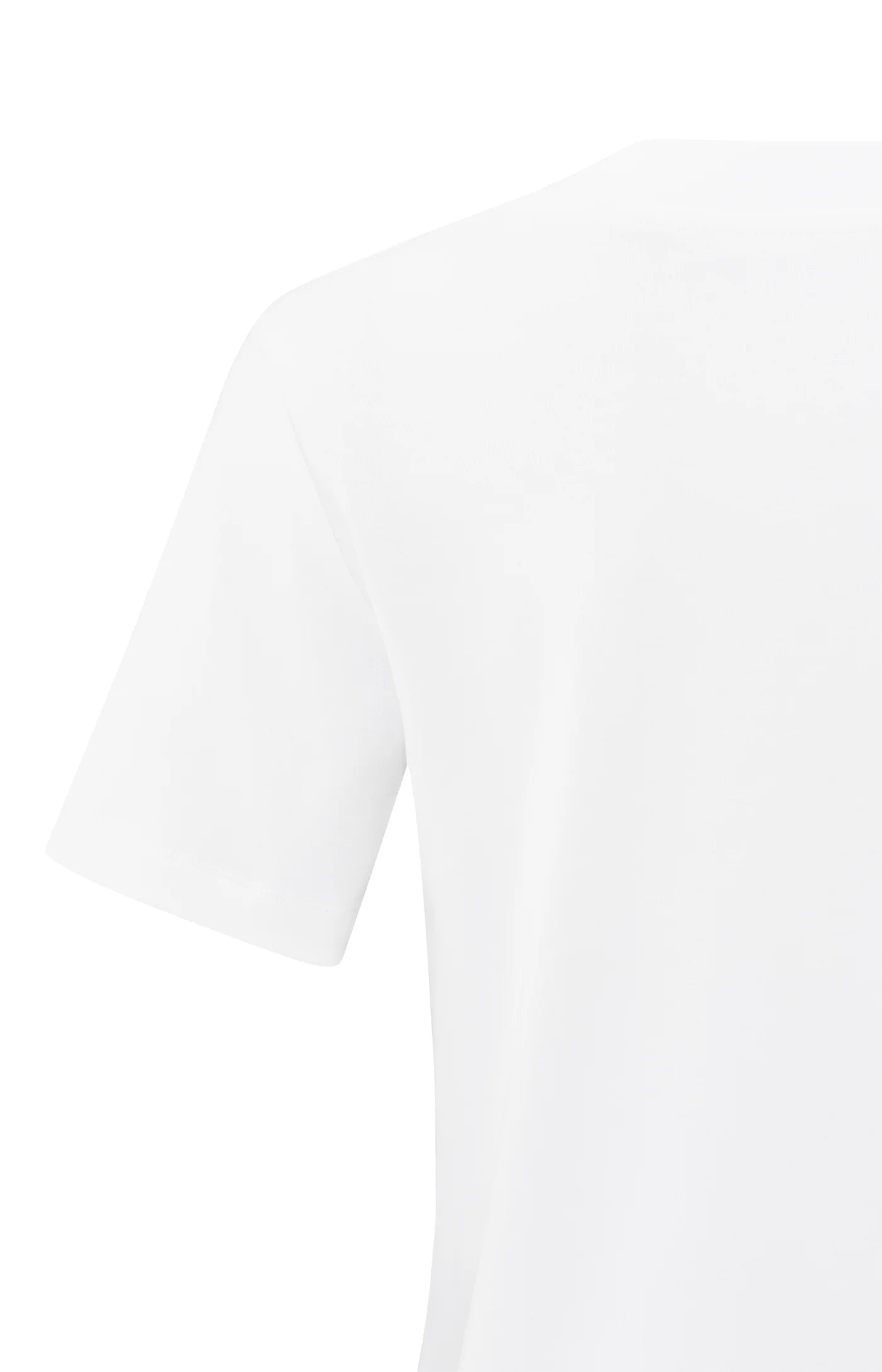 YAYA Basic T-shirt Met V-hals En Korte Mouwen Wit
