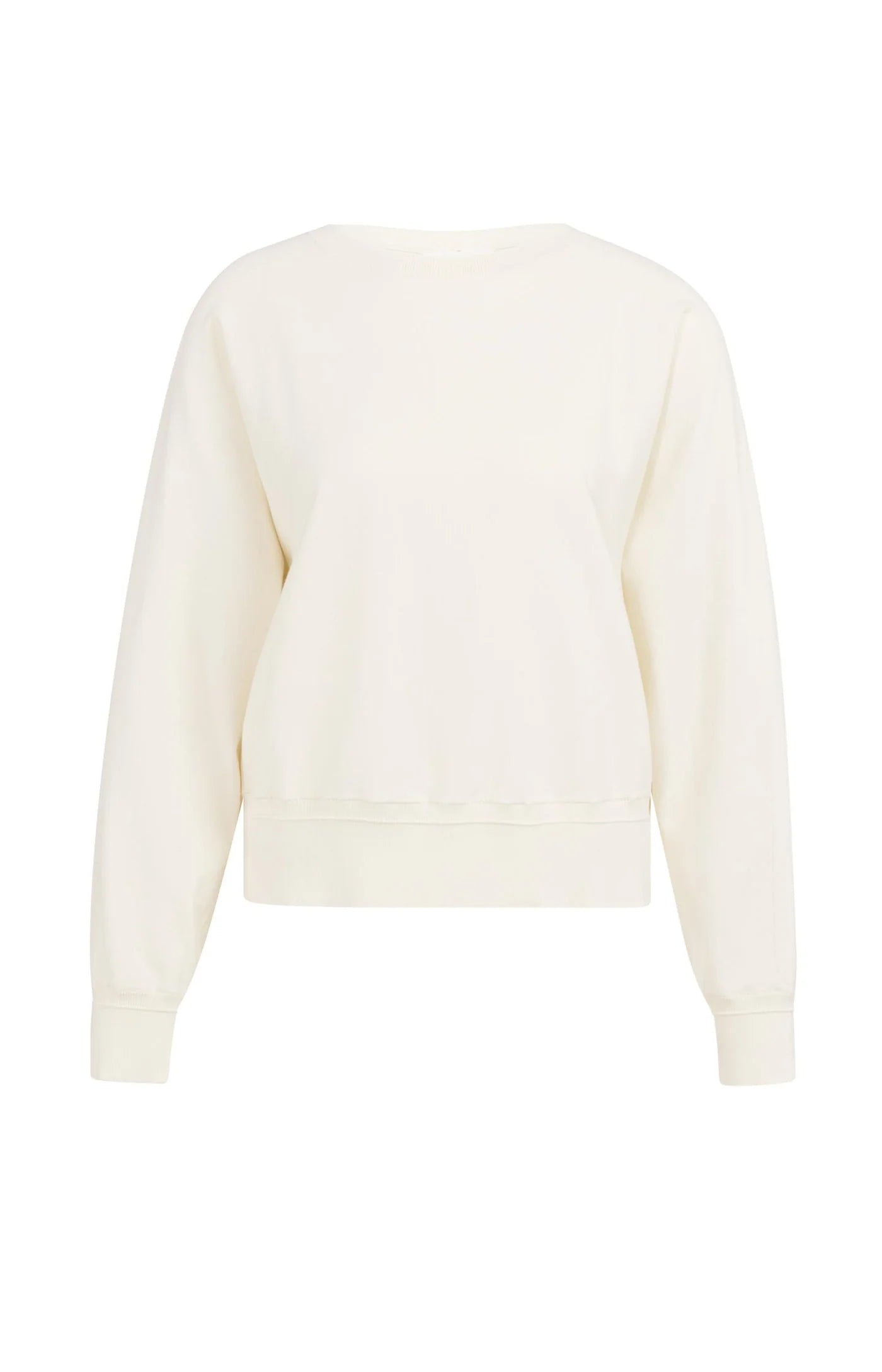 YAYA Sweater Met Vleermuismouwen En Subtiele Naaddetails Ecru