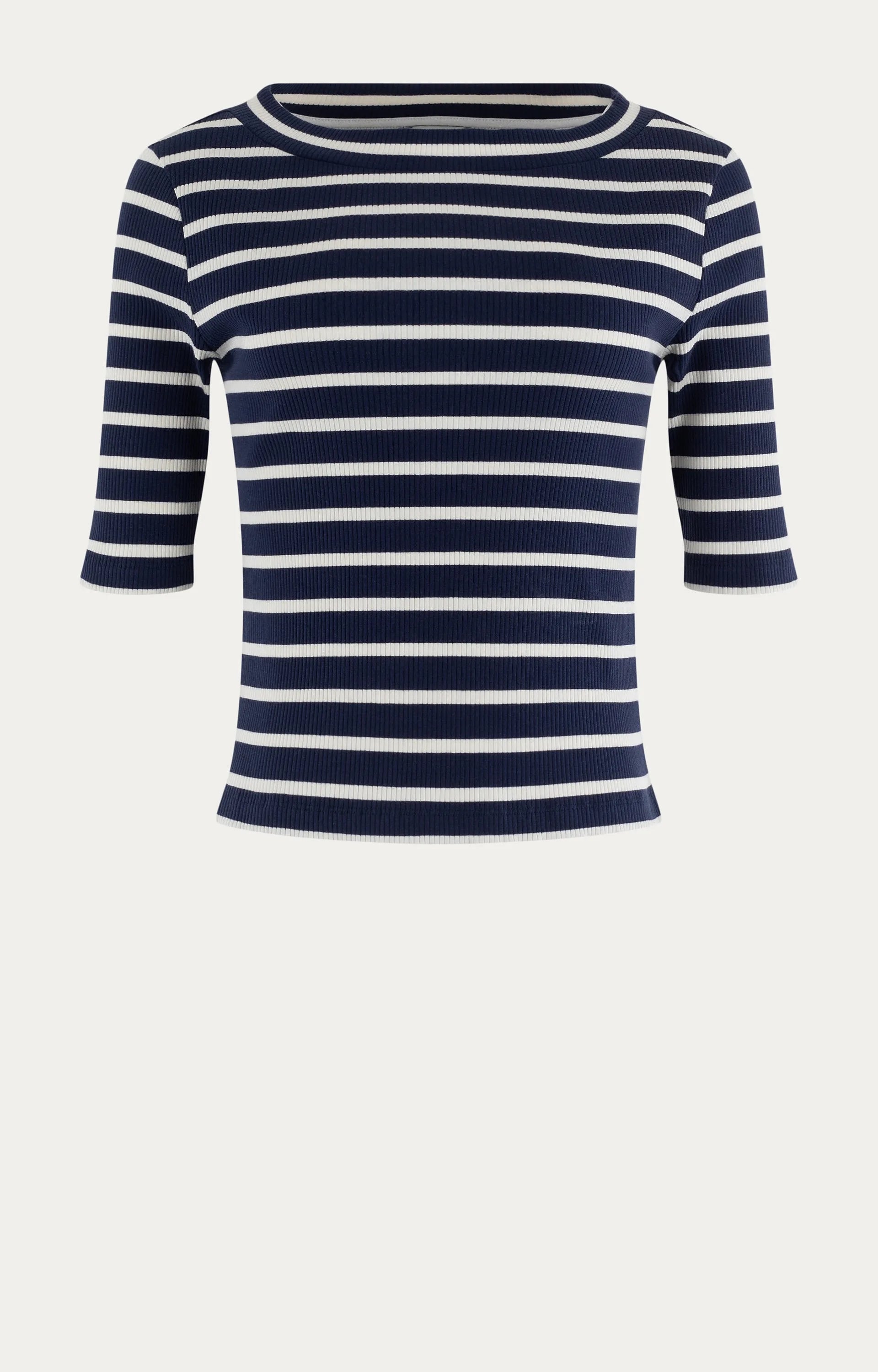Anna Blue Tshirt Kelly Navy Blue Stripe