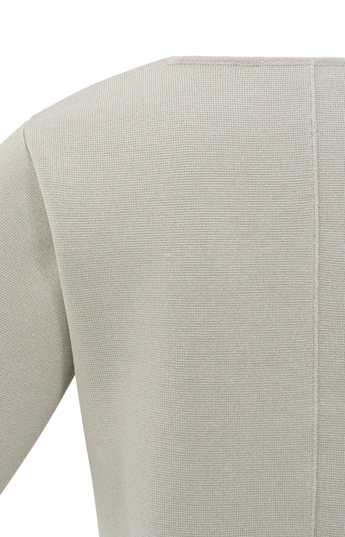 Gebreide Top Korte Mouw YAYA Milk Brown