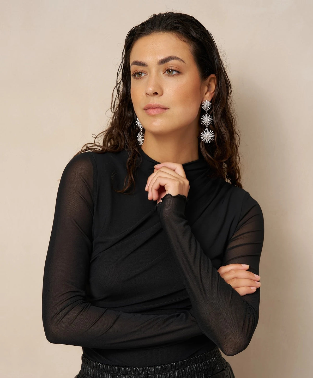 LoftyManner Top Jolien Black