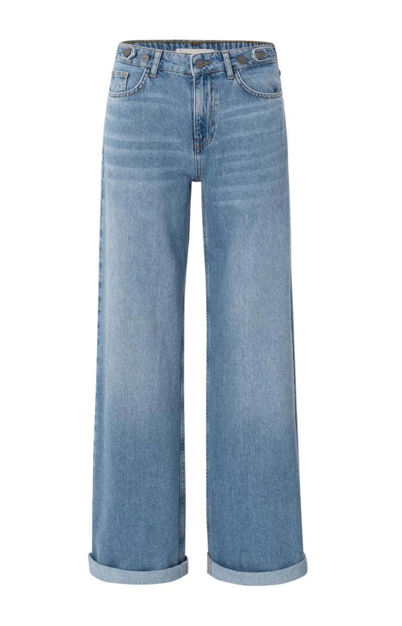 Jeans Wijde Pijpen Omgeslagen Zoom YAYA