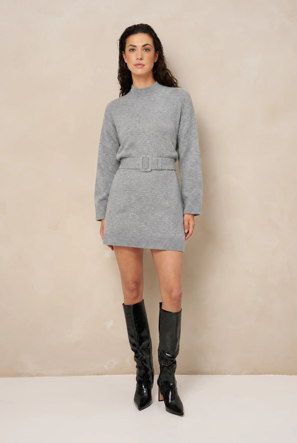 Lofty Manner Dress Karly Grey