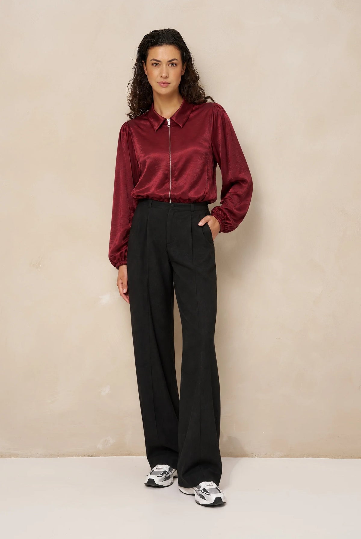 Lofty Manner Satin Bomber Kairi