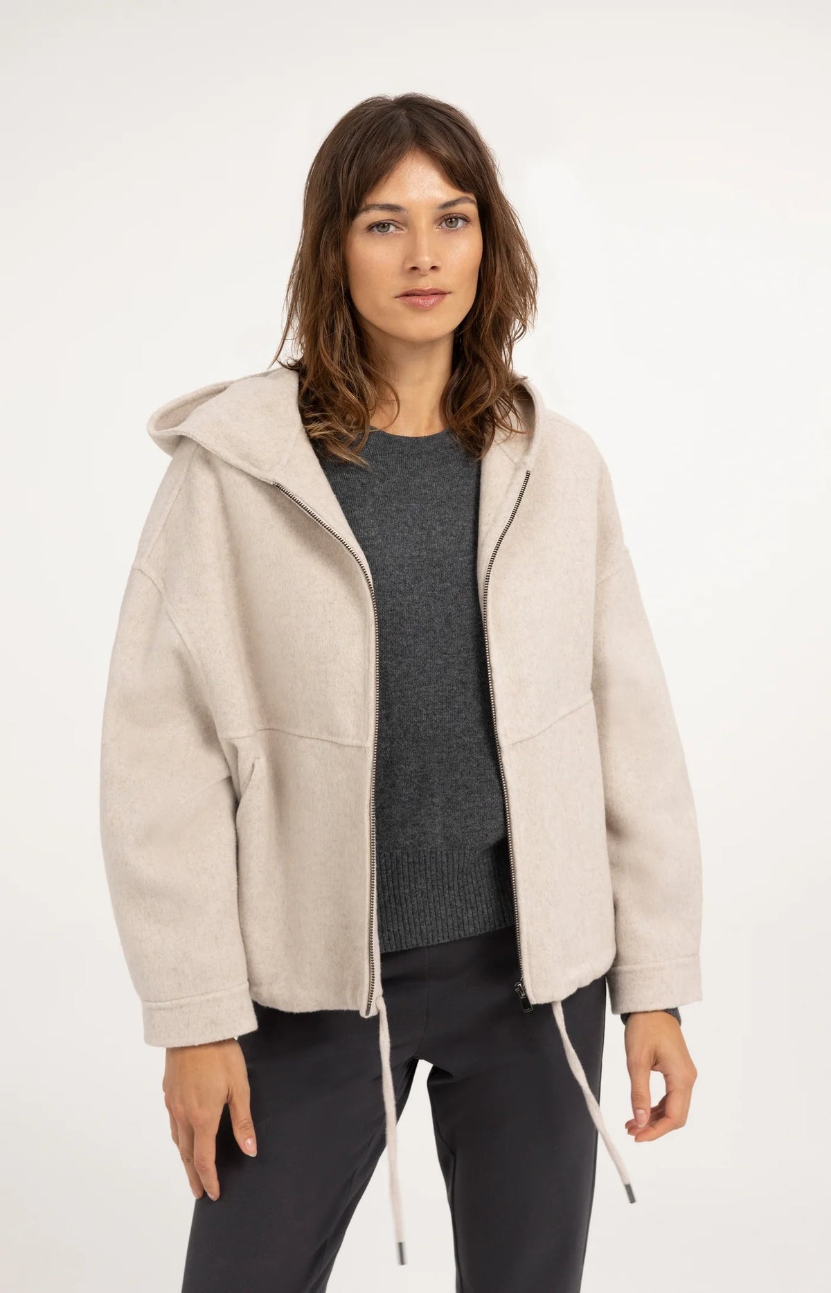 YAYA Oversized Jas Wolmix