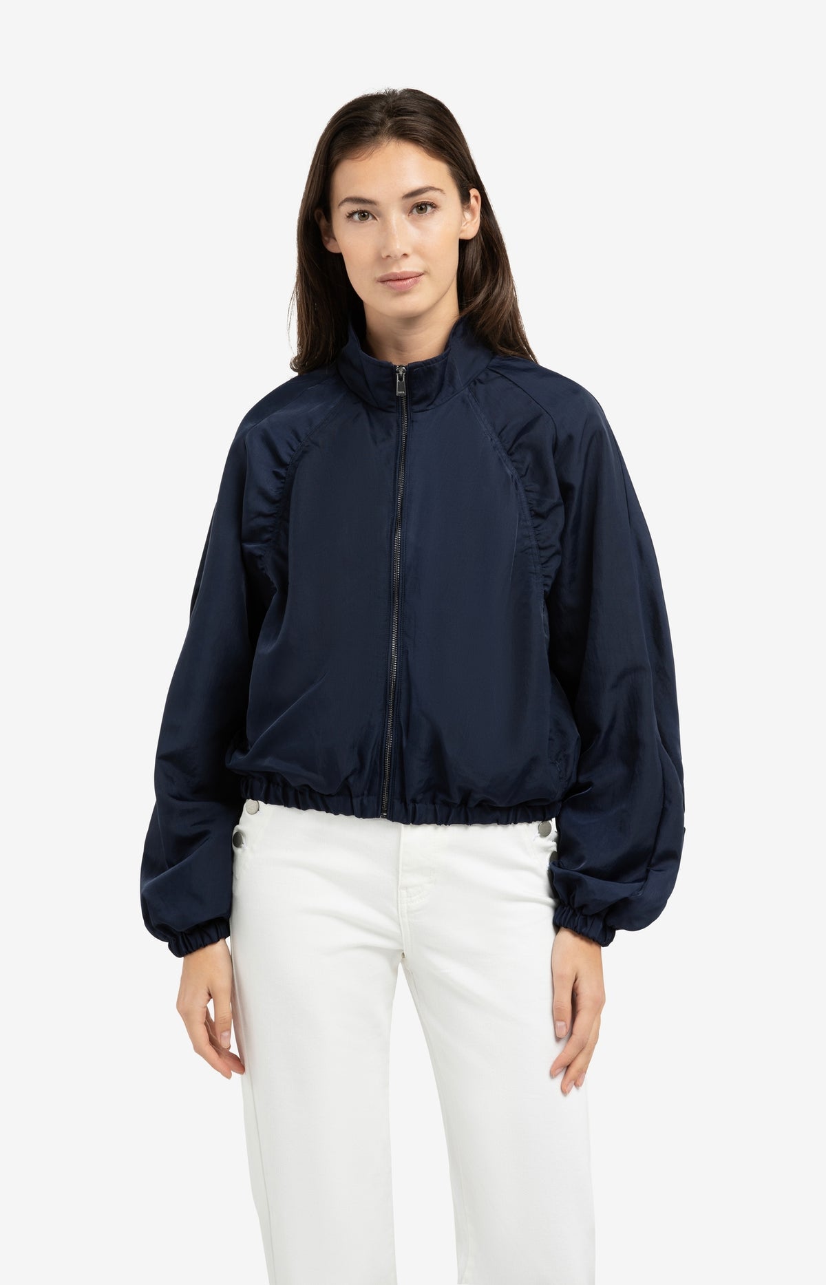 Yaya Short Jacket Navy Blue