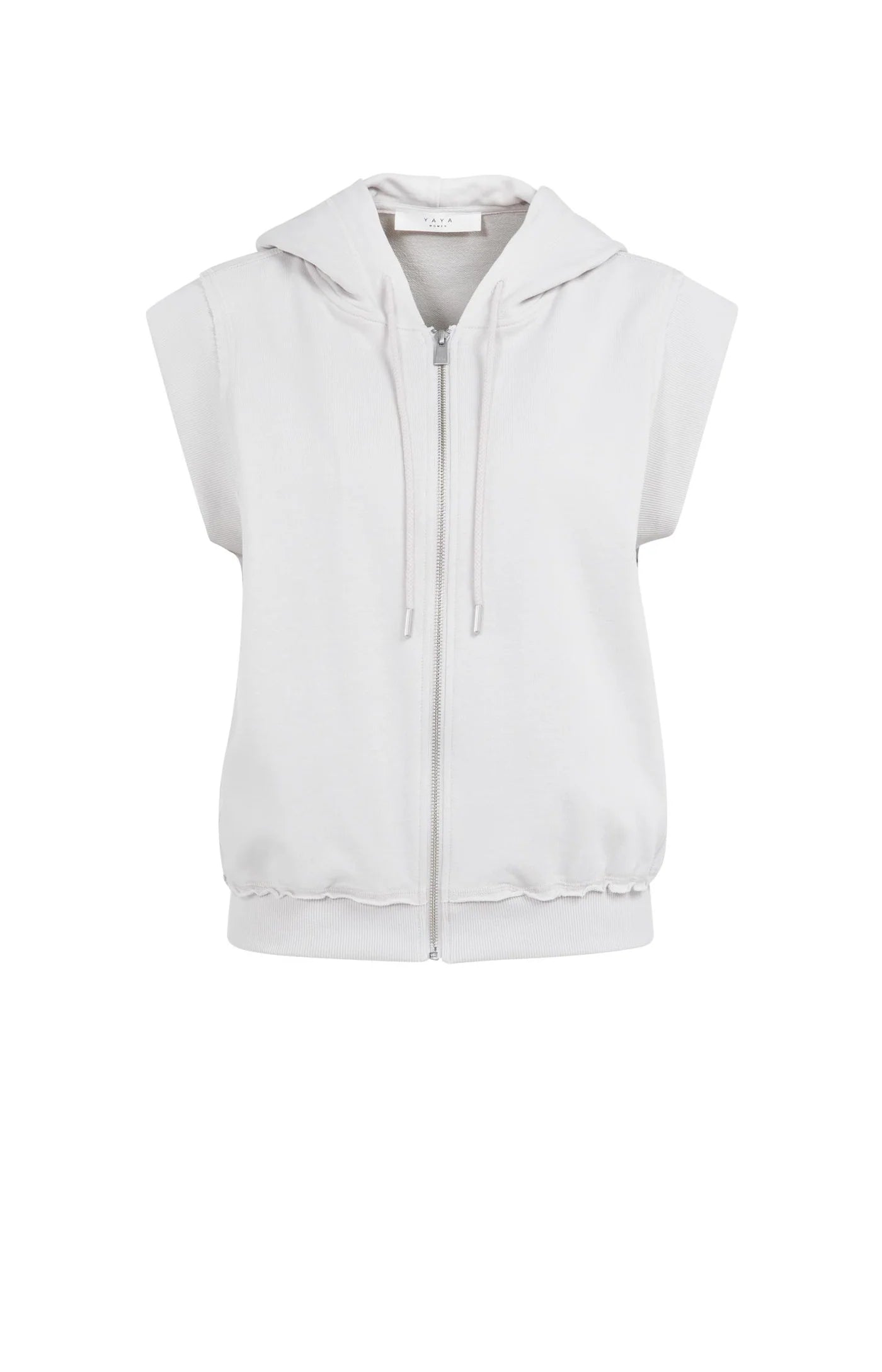 Yaya Sleeveless Hoodie gray