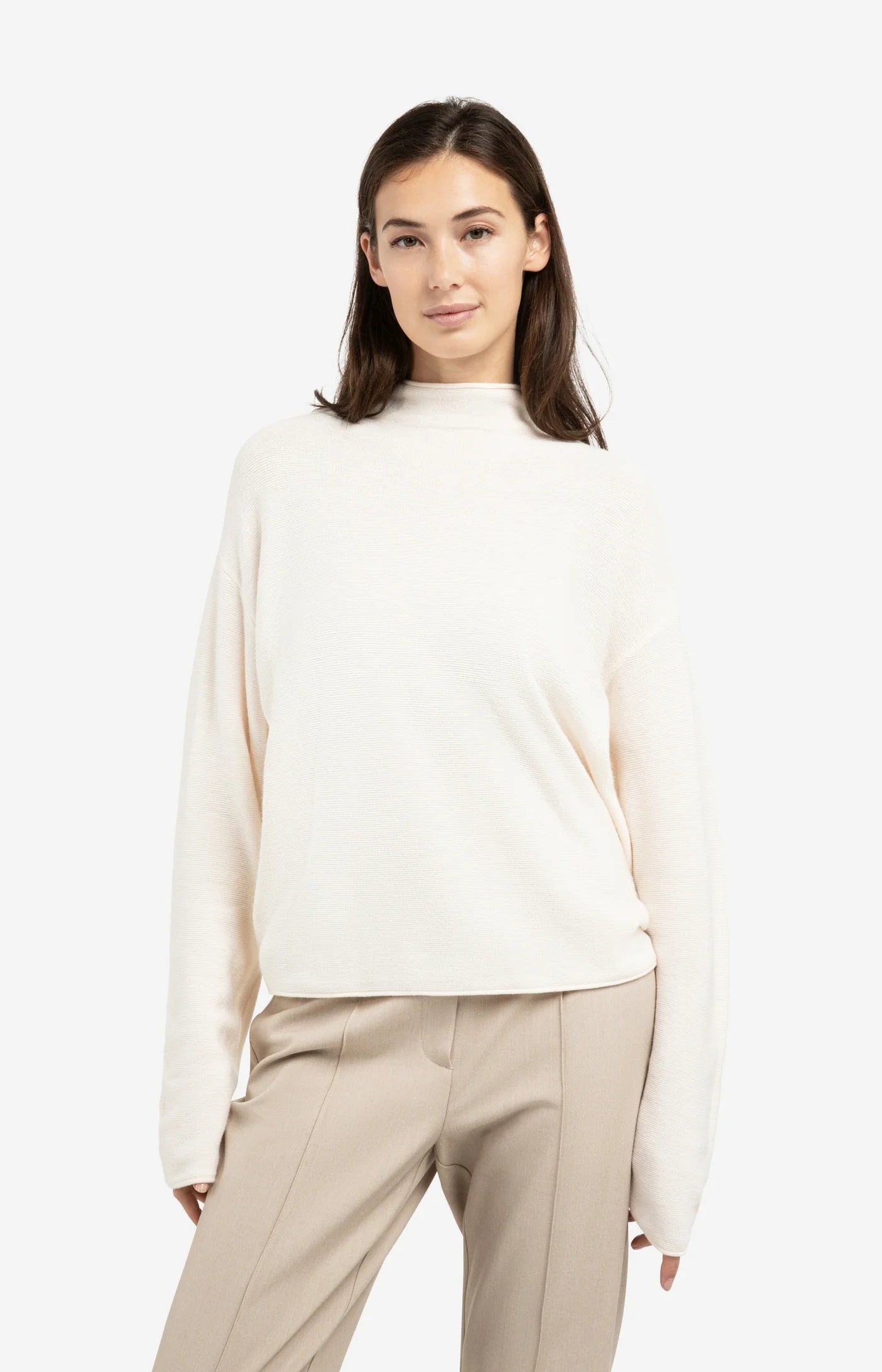 YAYA SWEATER SNOWFALL WHITE