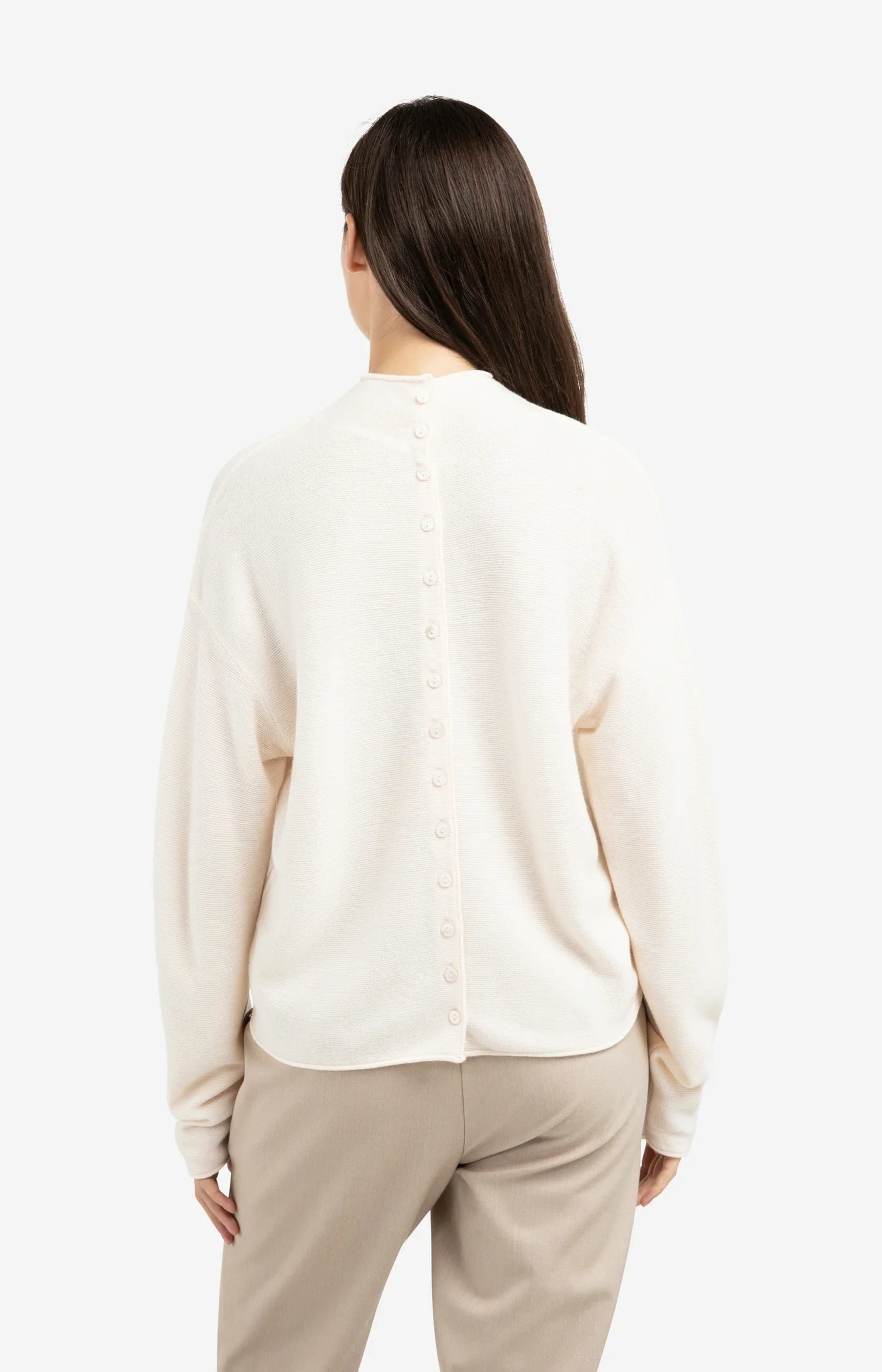 YAYA SWEATER SNOWFALL WHITE