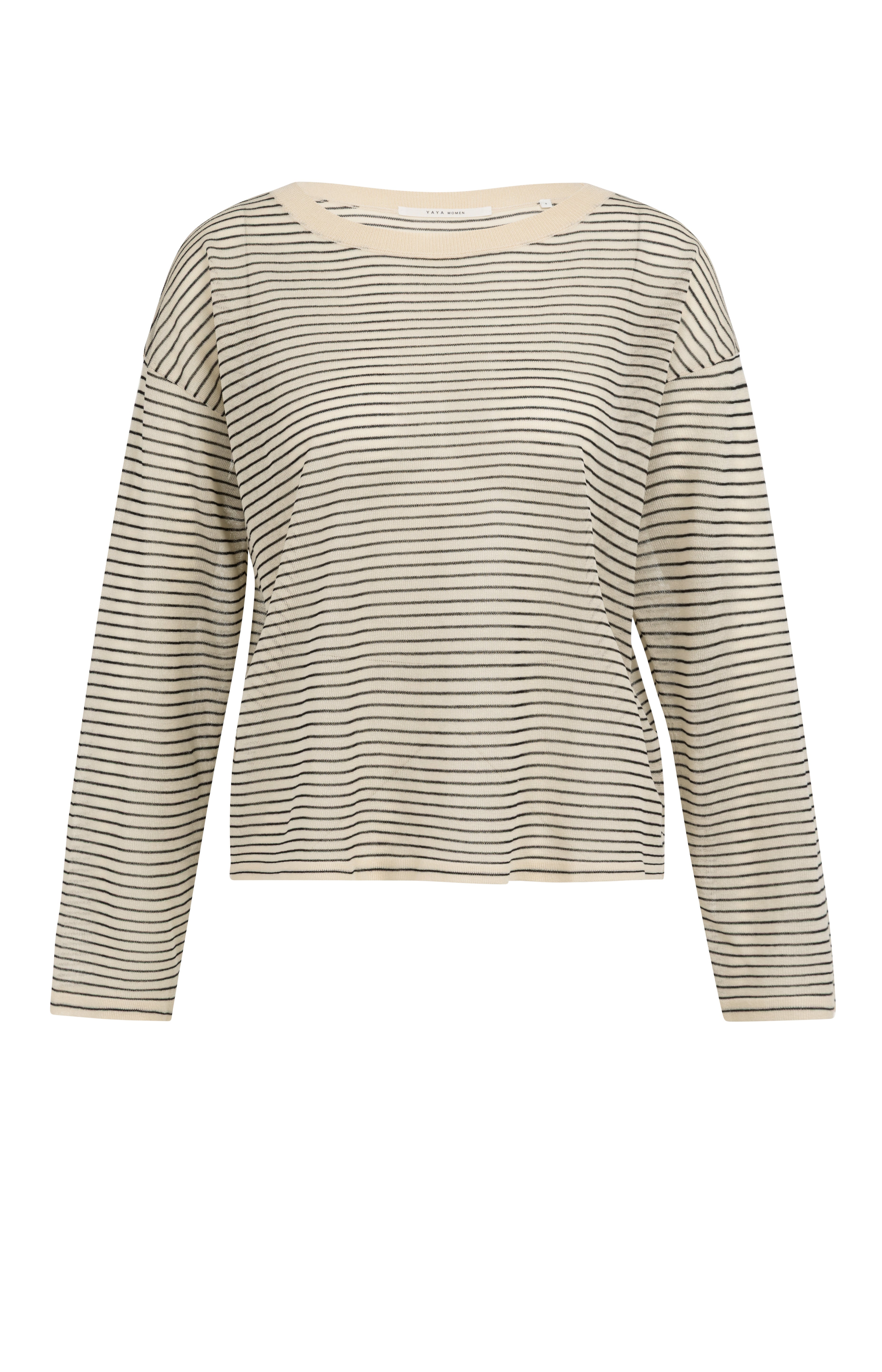 Yaya Fine Knitted Stripe
