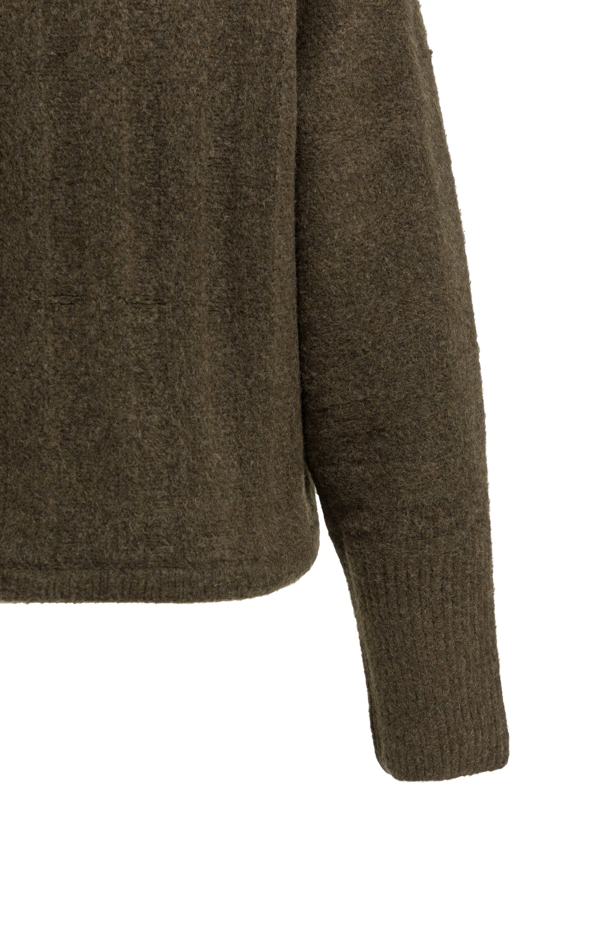 YAYA Trui Met Vleermuismouwen En Trekkoord Black/Brown