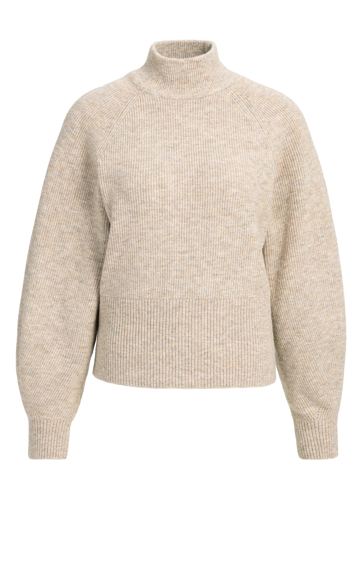 YAYA Trui Hoge Hals LightBeige