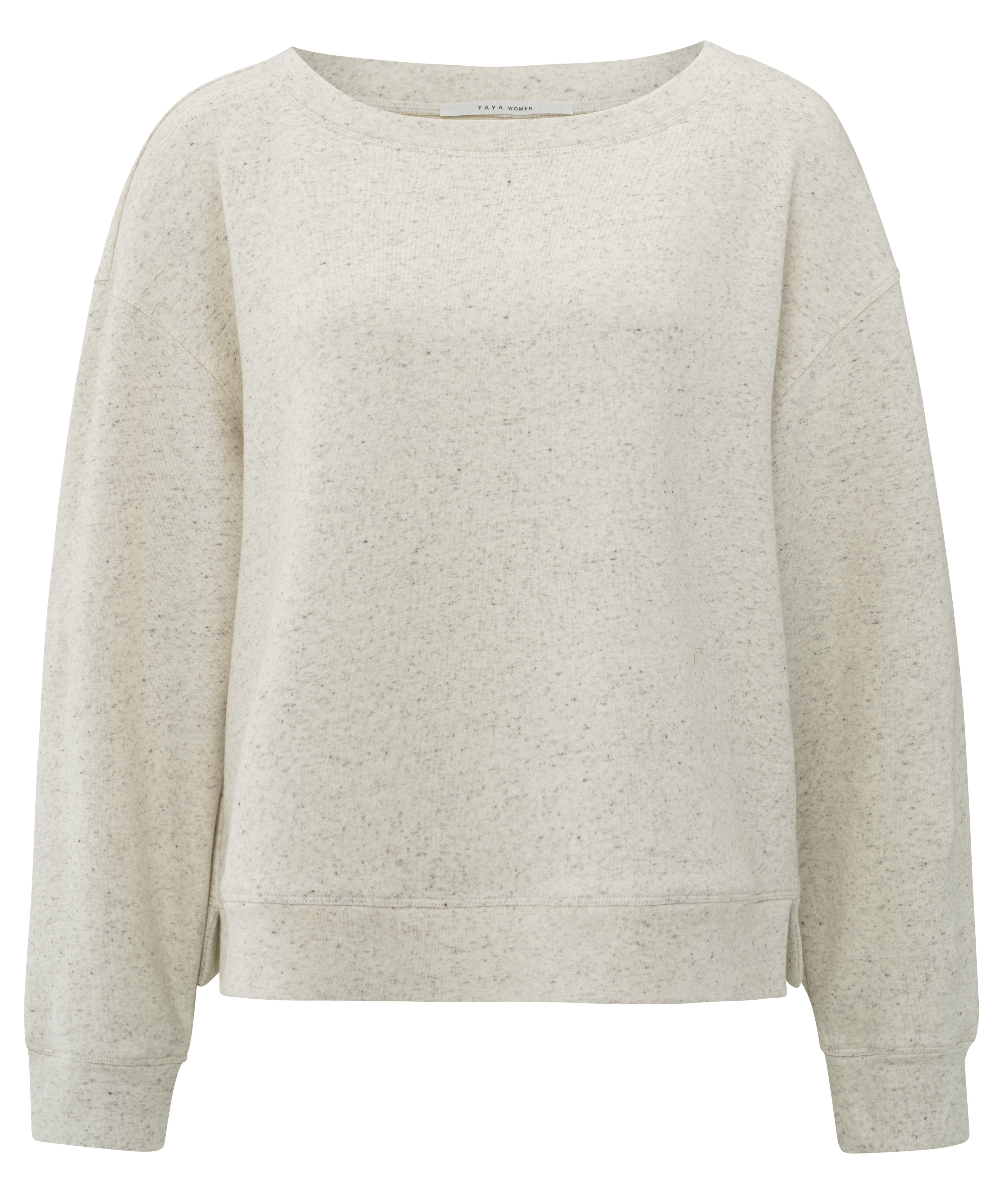 Gemeleerde Sweater Boothals YAYA