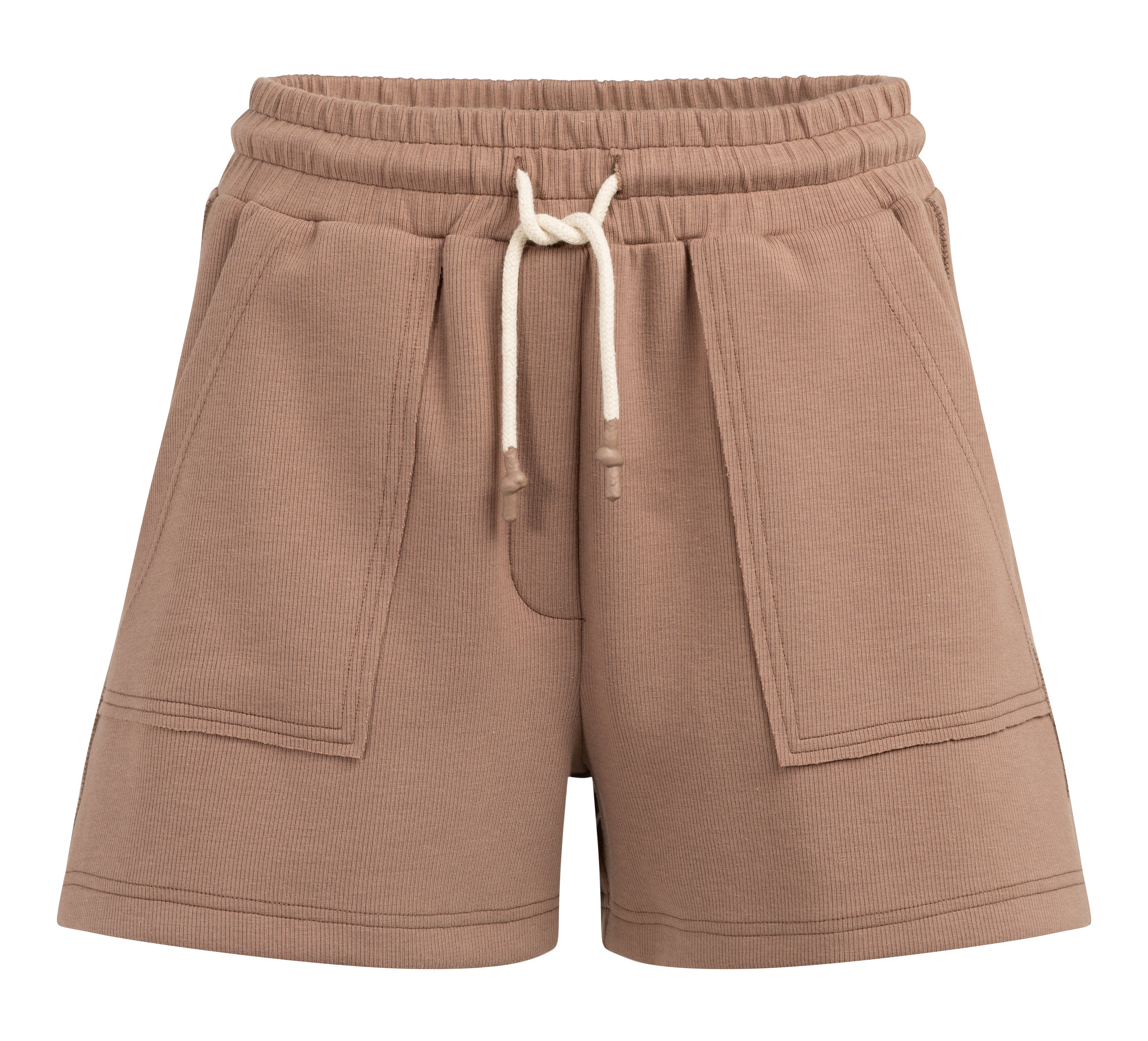 Yaya Jersey Short Brown