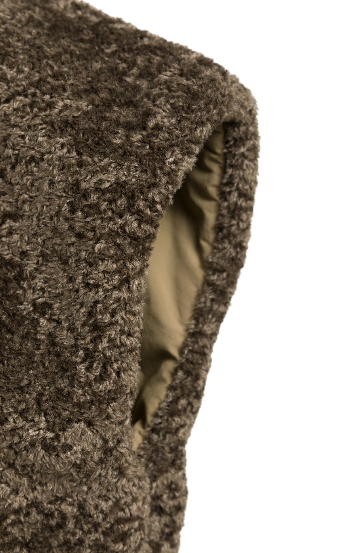 YAYA Omkeerbare Bodywarmer Met Capuchon Black/Brown