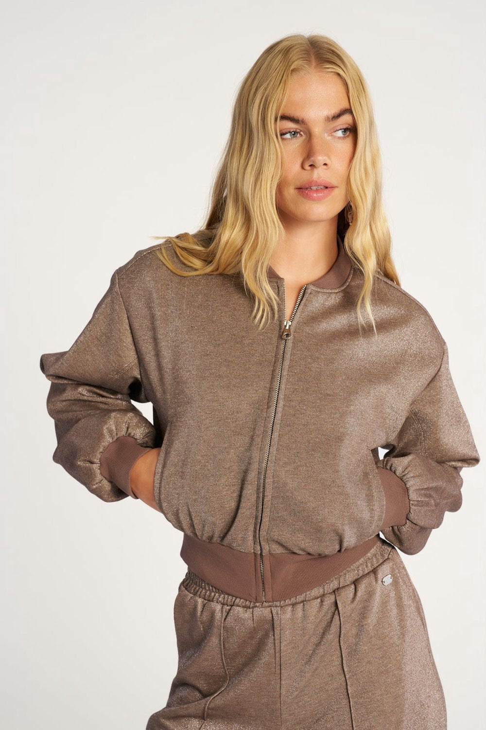 Lofty Manner Bomber Jessie Taupe